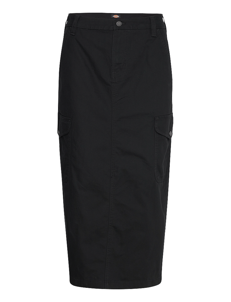 Dickies - DUCK CANVAS CARGO SKIRT W - midi-röcke - black - 0