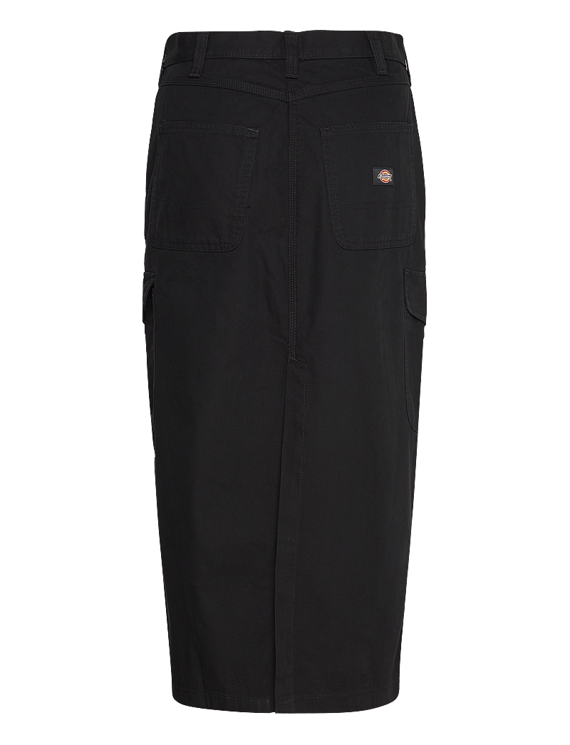 Dickies - DUCK CANVAS CARGO SKIRT W - midi-röcke - black - 1