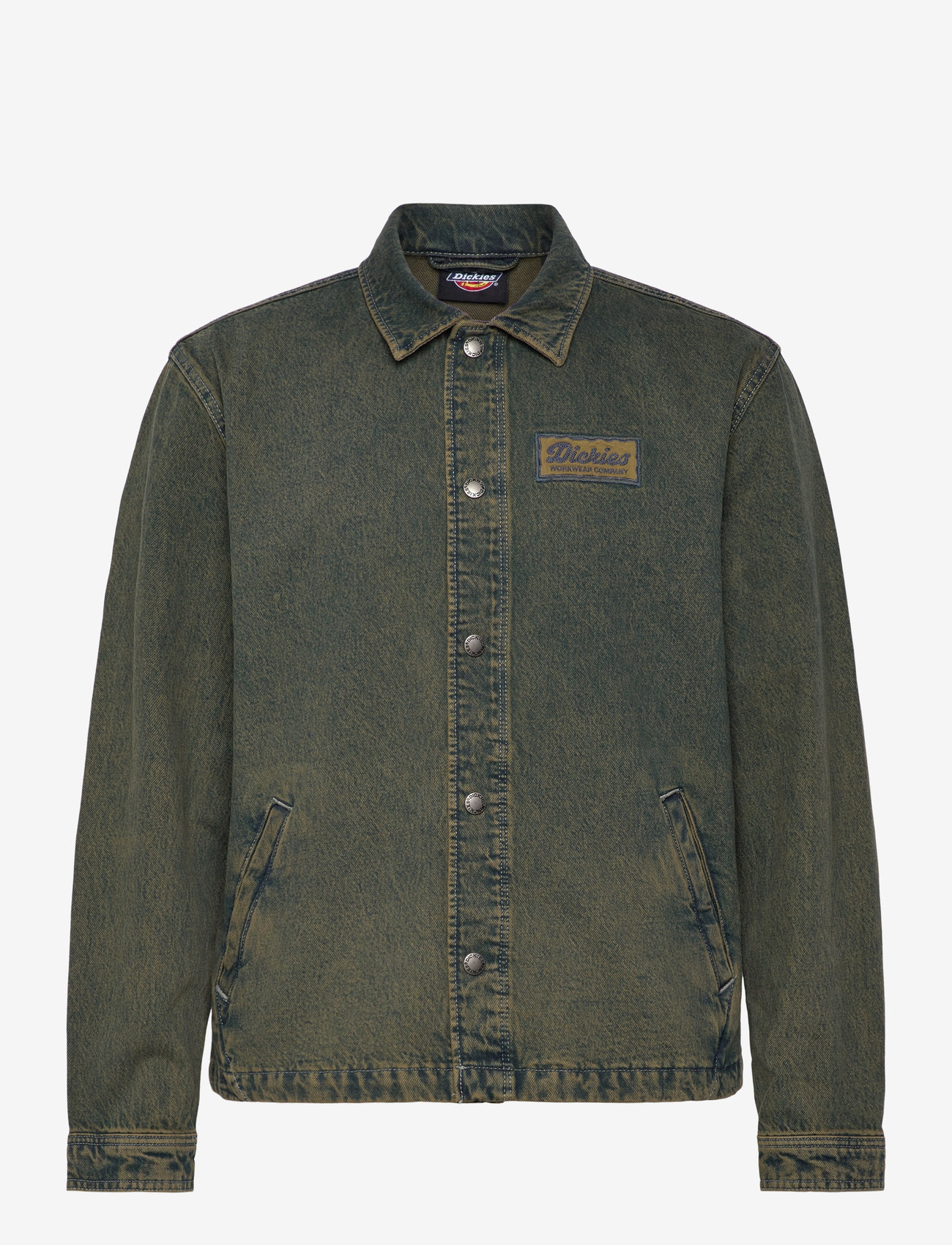 Dickies - LEWISTOWN DENIM JACKET - ofodrade jeansjackor - green tone fade - 1