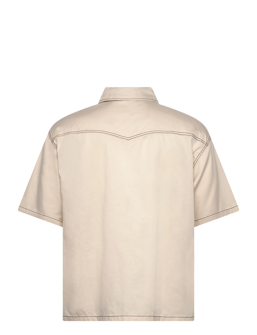 Dickies - RIVER RANCH WORK SHIRT SS - lühikeste varrukatega särgid - whitecap gray - 2