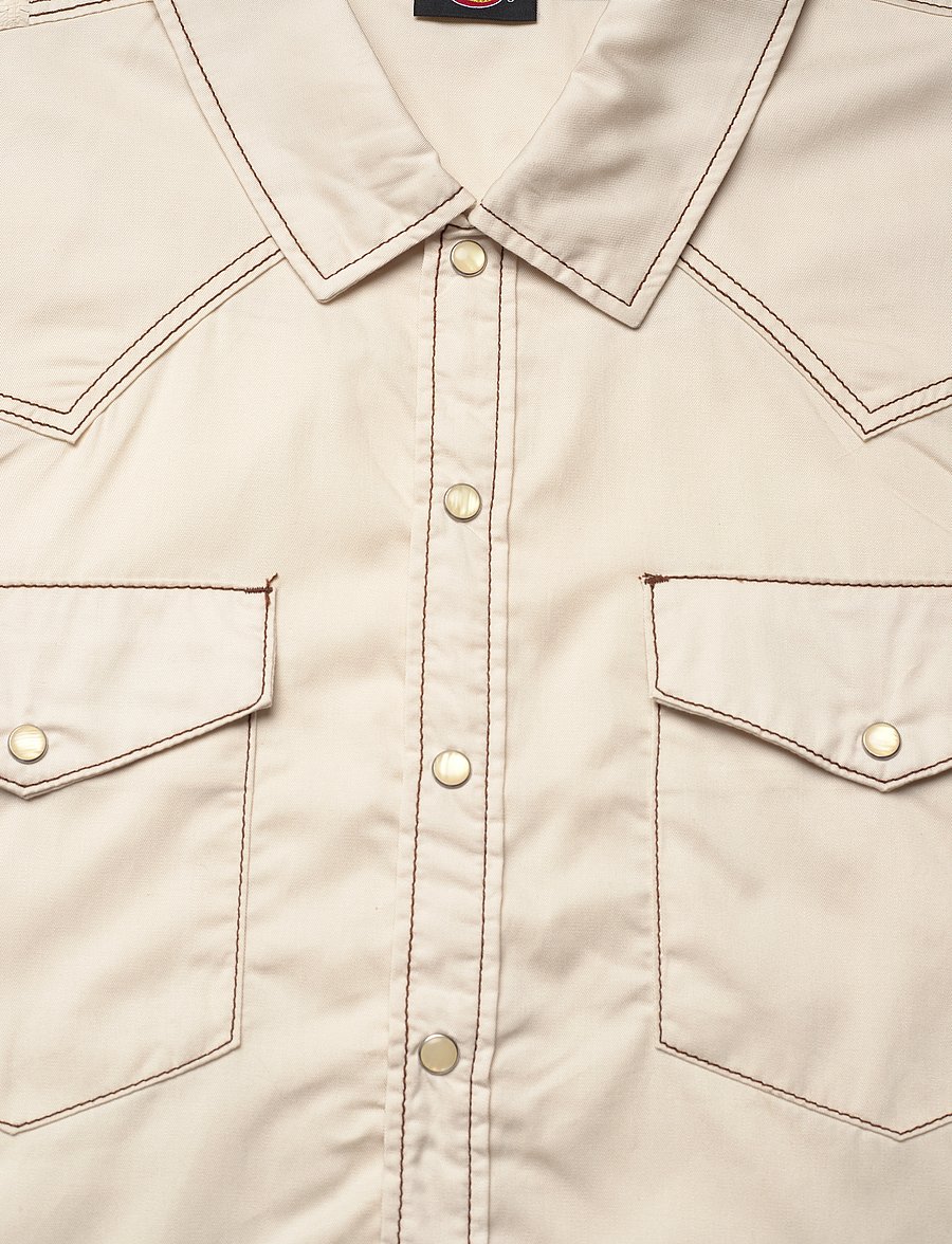 Dickies - RIVER RANCH WORK SHIRT SS - lühikeste varrukatega särgid - whitecap gray - 3