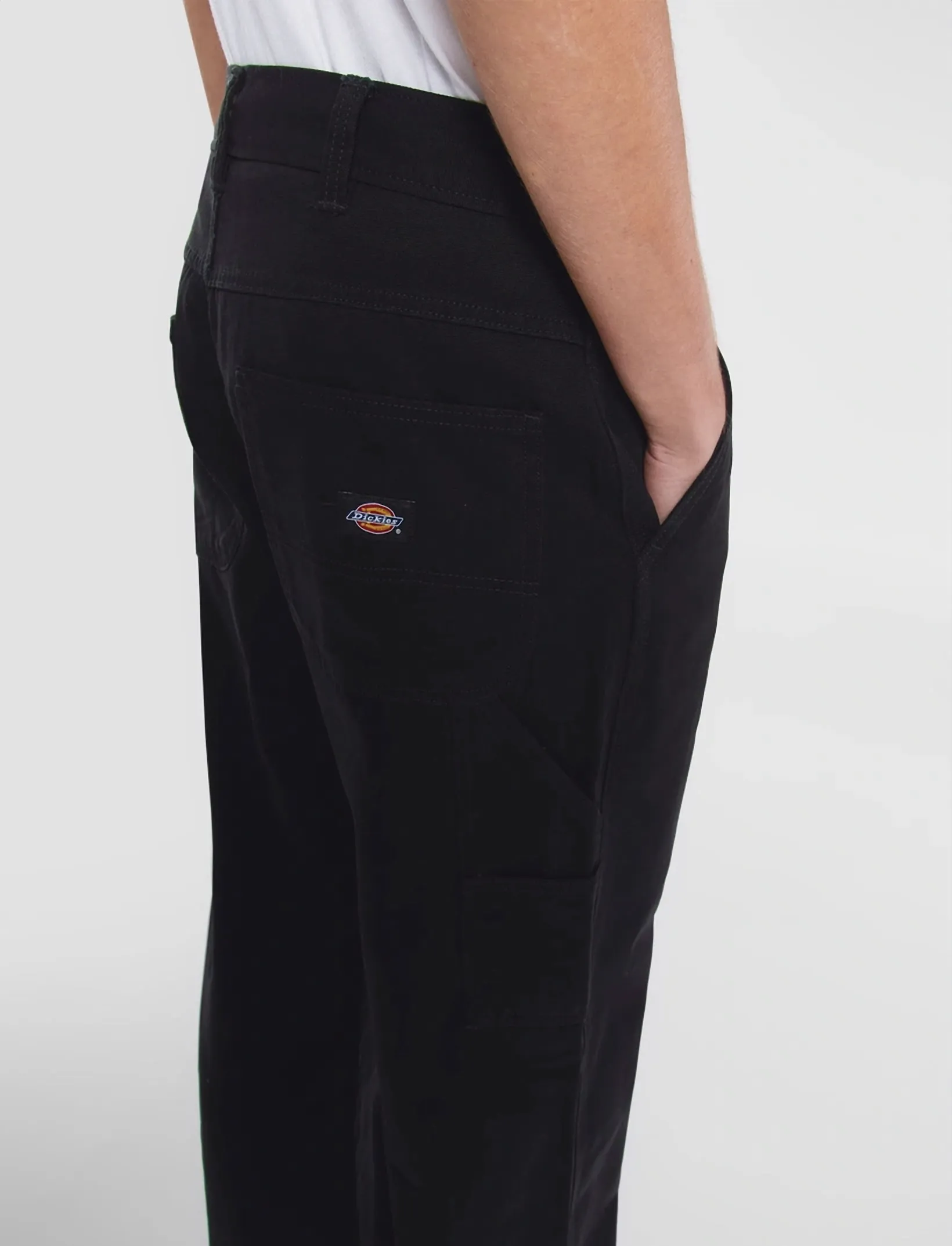 Dickies - CANVAS CARPENTER LIGHWEIGHT PANT - cargobyxor - black - 4
