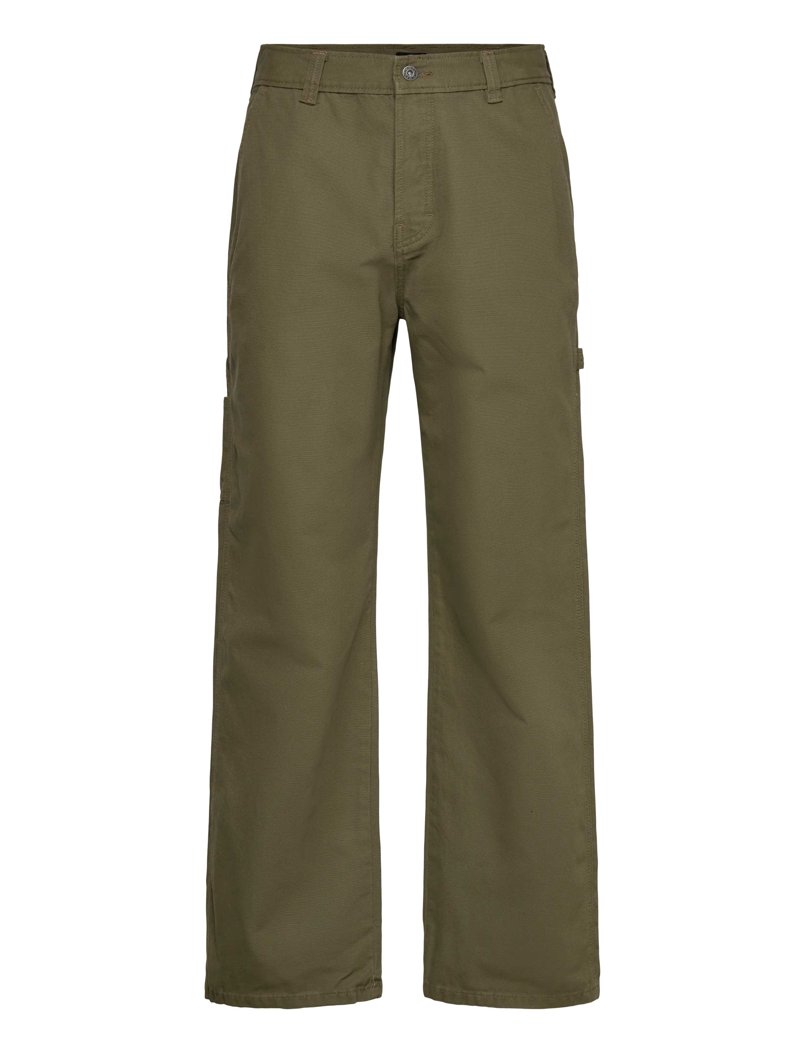 Dickies Canvas Carpenter Lighweight Pant, Mænd, Letvægts Canvas Carpenter Bukser, Kakigrøn, Str: 30