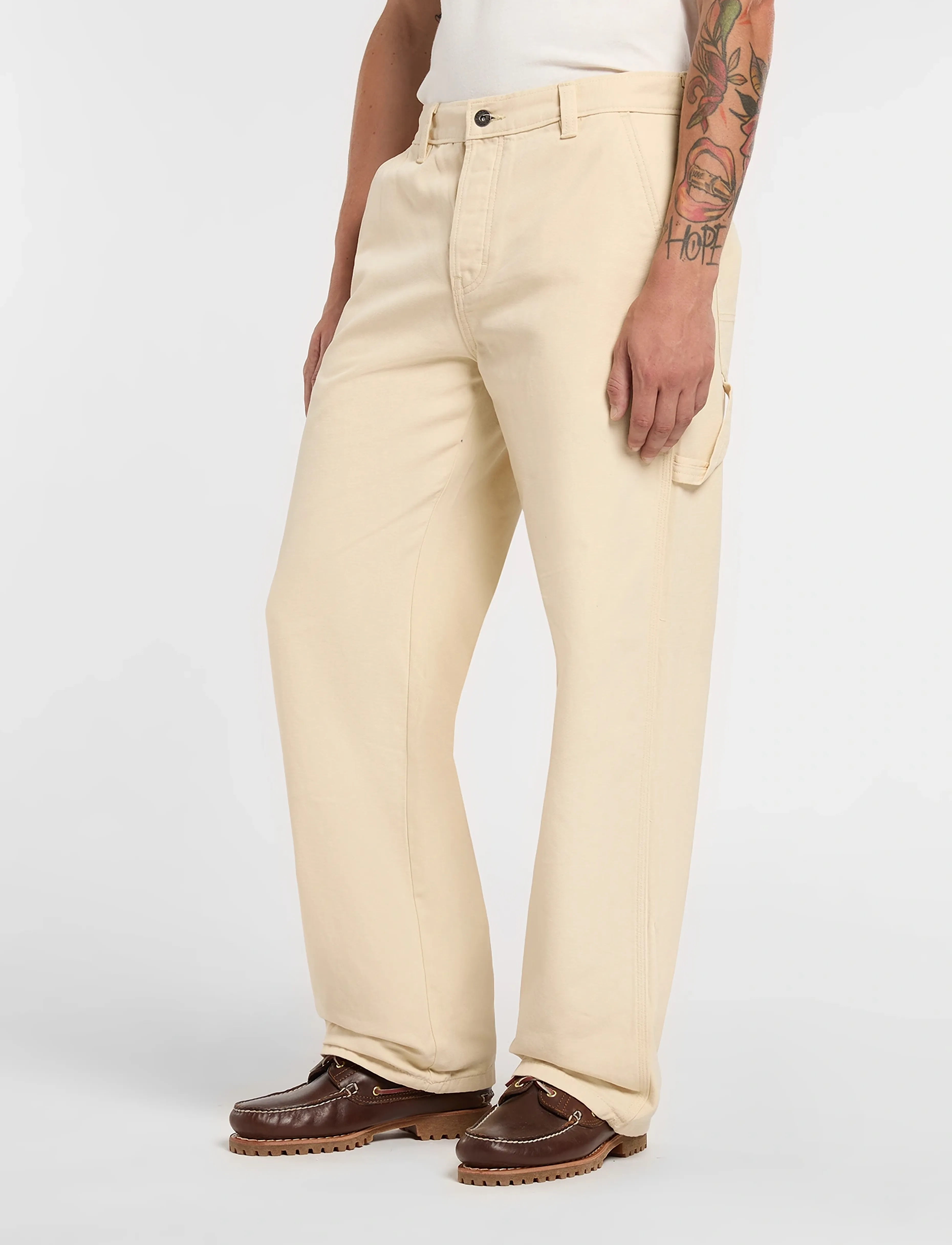 Dickies - CANVAS CARPENTER LIGHWEIGHT PANT - cargo püksid - wood ash - 5