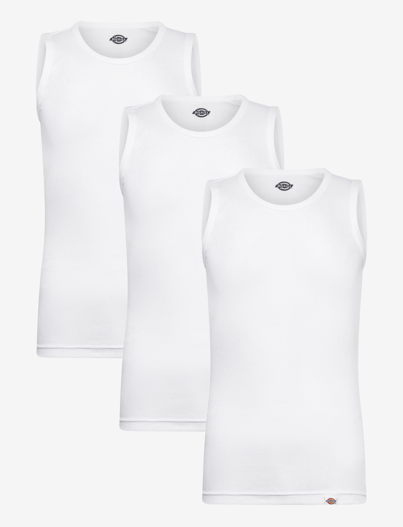 Dickies - AMSTERDAM 3 PACK VEST - tank tops - white - 0