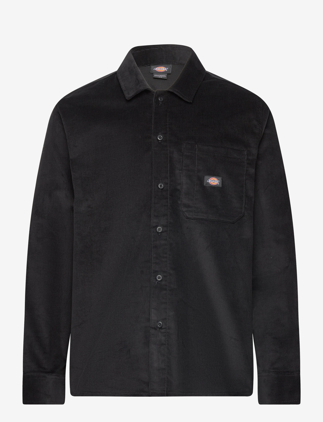 Dickies - CORDUROY SHIRT LS - corduroy overhemden - black - 0