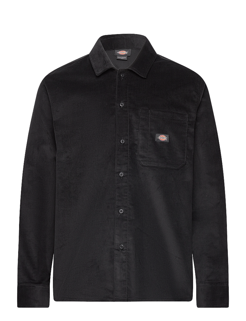 Dickies - M CORDUROY SHIRT LS - basic skjortor - black - 0