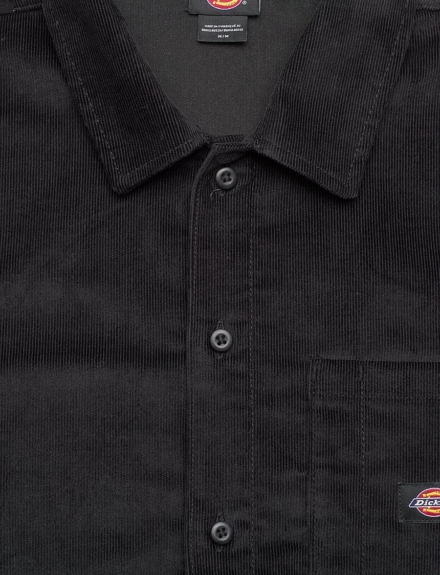 Dickies - M CORDUROY SHIRT LS - cordhemden - black - 2