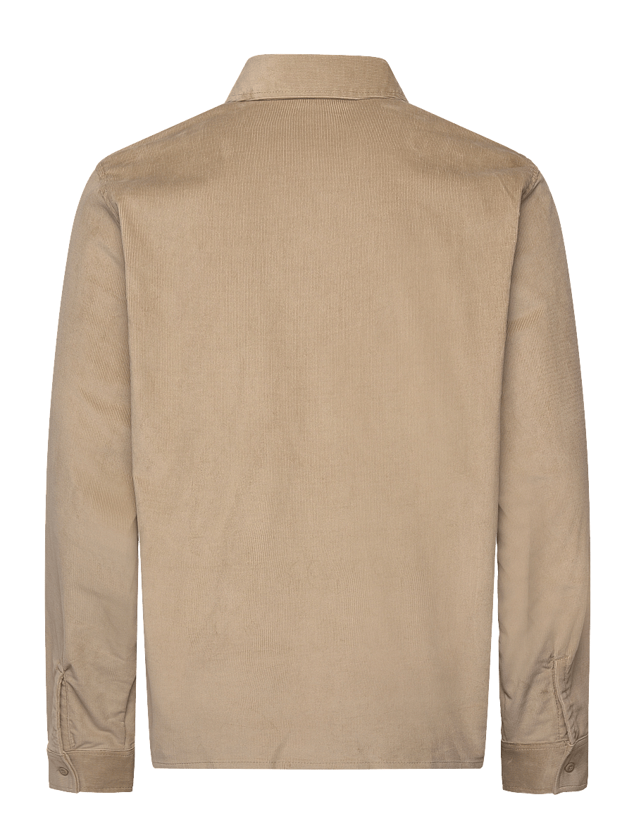 Dickies - M CORDUROY SHIRT LS - cordhemden - khaki - 1