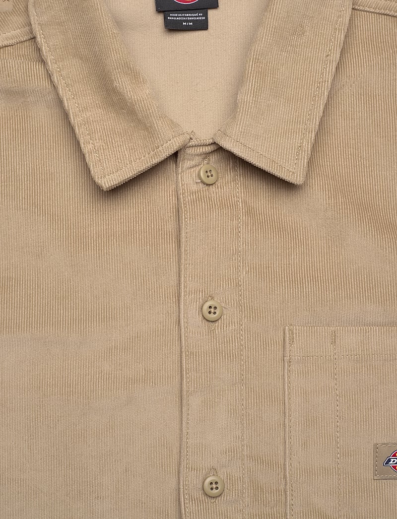 Dickies - M CORDUROY SHIRT LS - cordhemden - khaki - 2