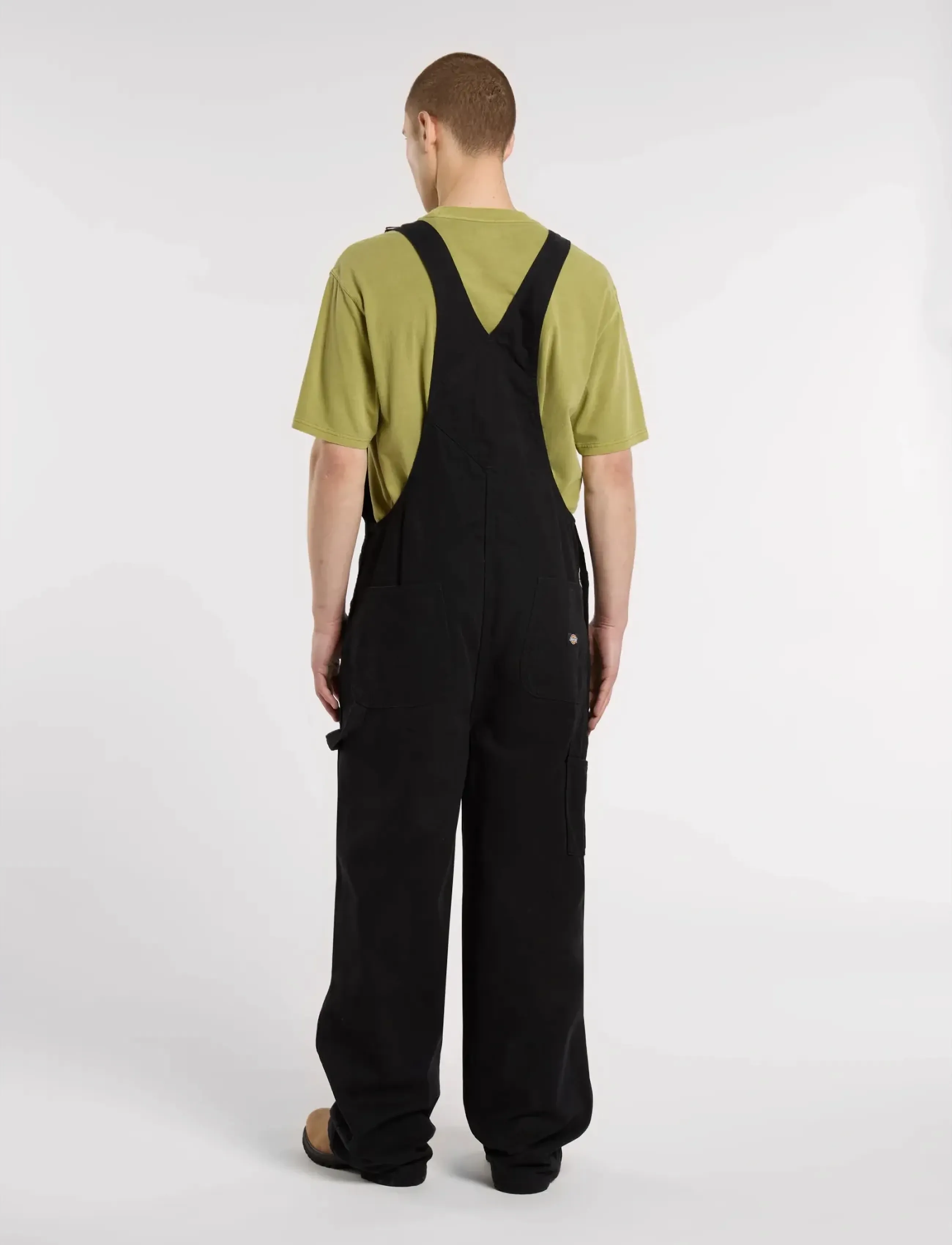 Dickies - M CANVAS BIB - regular jeans - black - 3