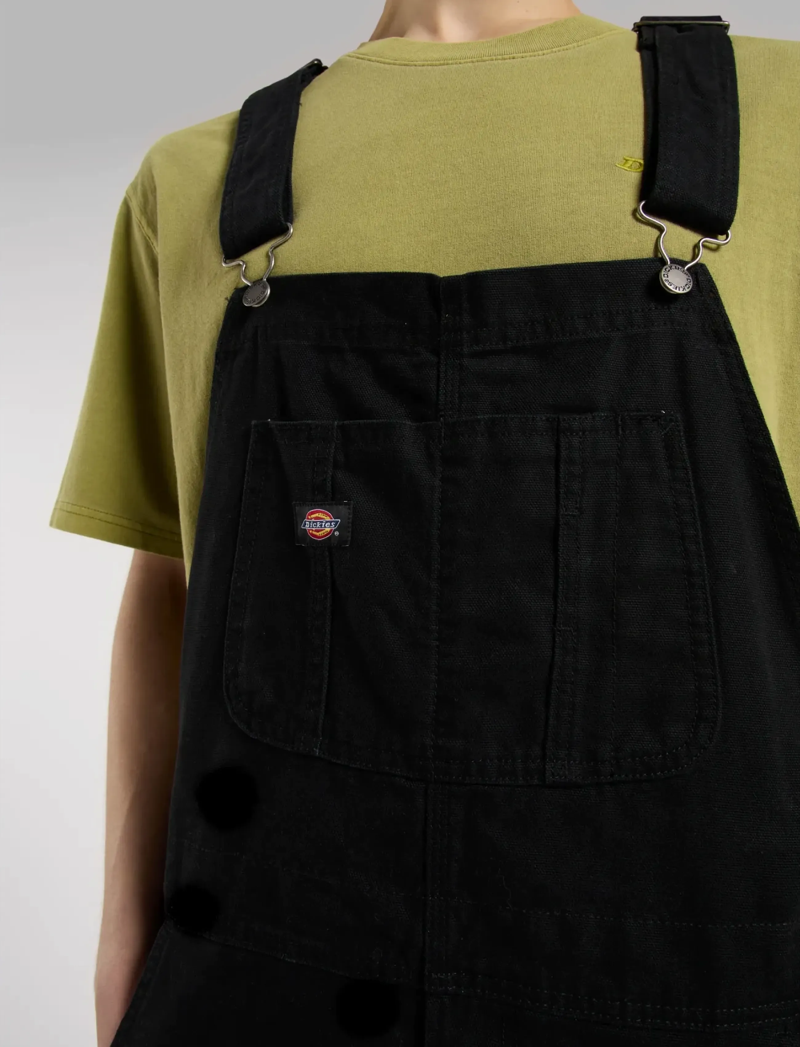 Dickies - M CANVAS BIB - regular jeans - black - 5
