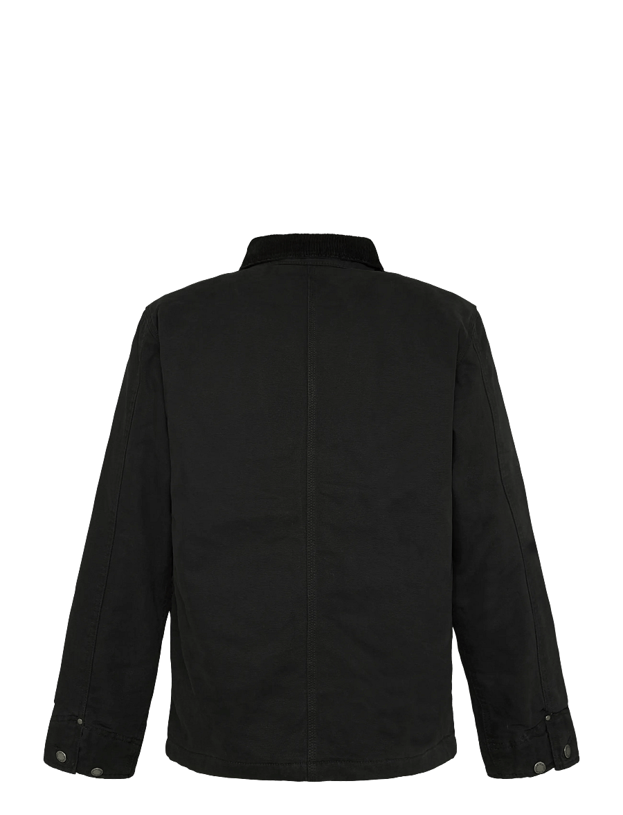 Dickies - LINED CHORE CANVAS JACKET - ungefütterte denimjacken - black - 1