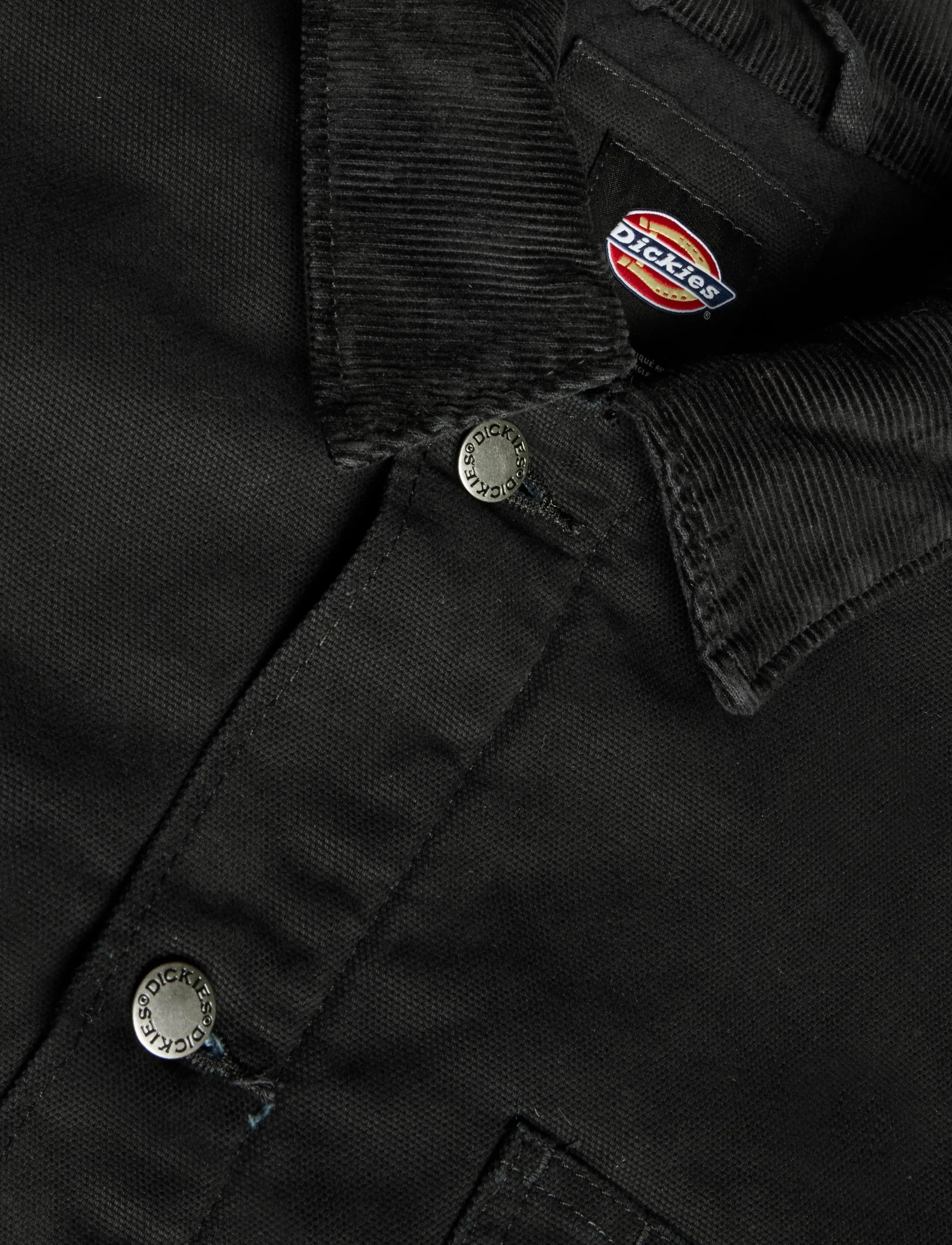 Dickies - LINED CHORE CANVAS JACKET - ungefütterte denimjacken - black - 2