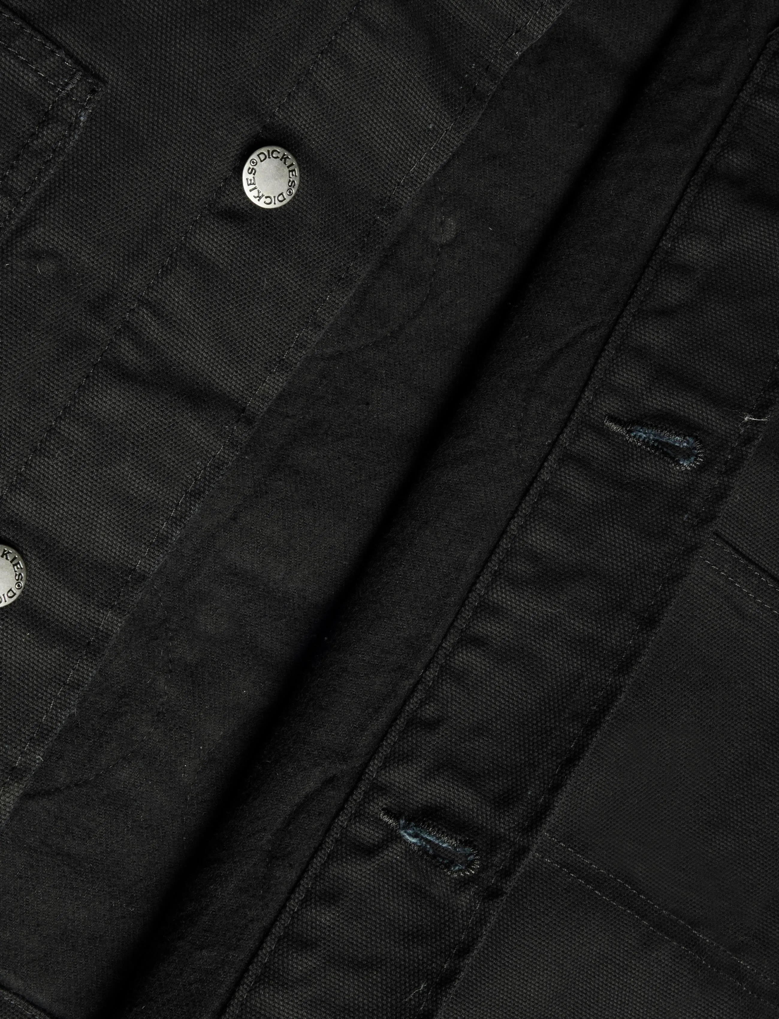 Dickies - LINED CHORE CANVAS JACKET - ungefütterte denimjacken - black - 4