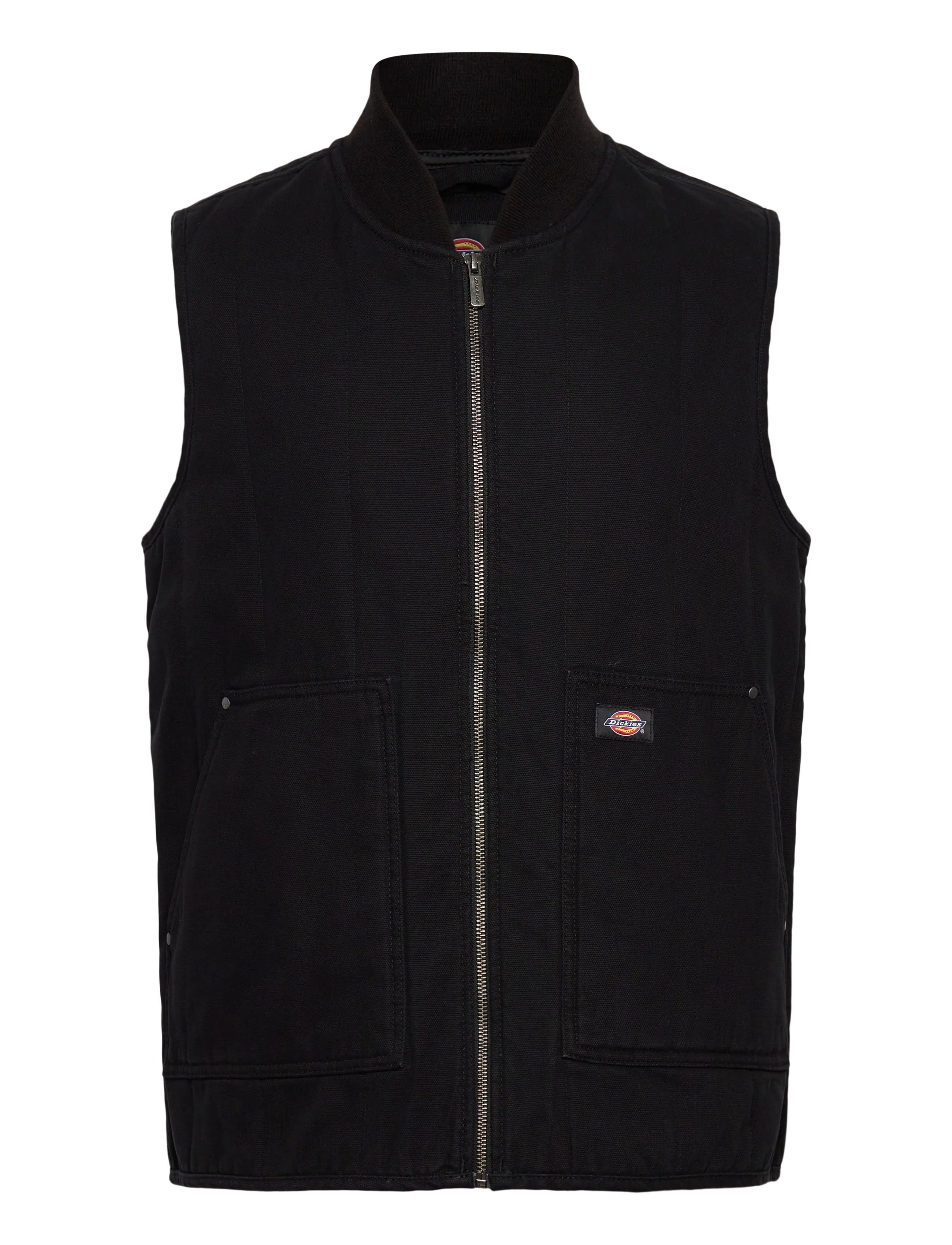 DICKIES Quilted Canvas Vest Schwarz - M - Herren