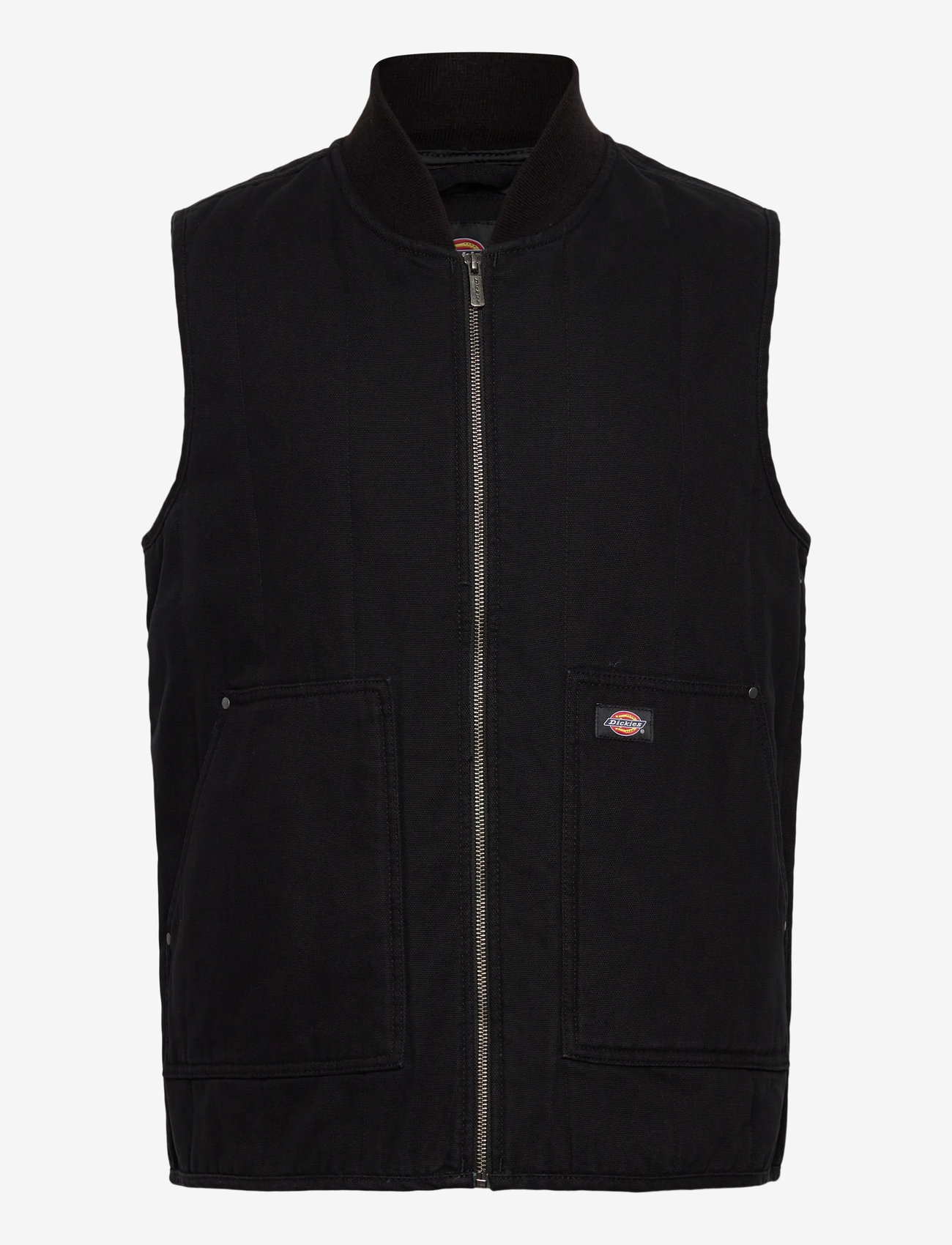 Dickies - M QUILTED CANVAS VEST - veste - black - 0
