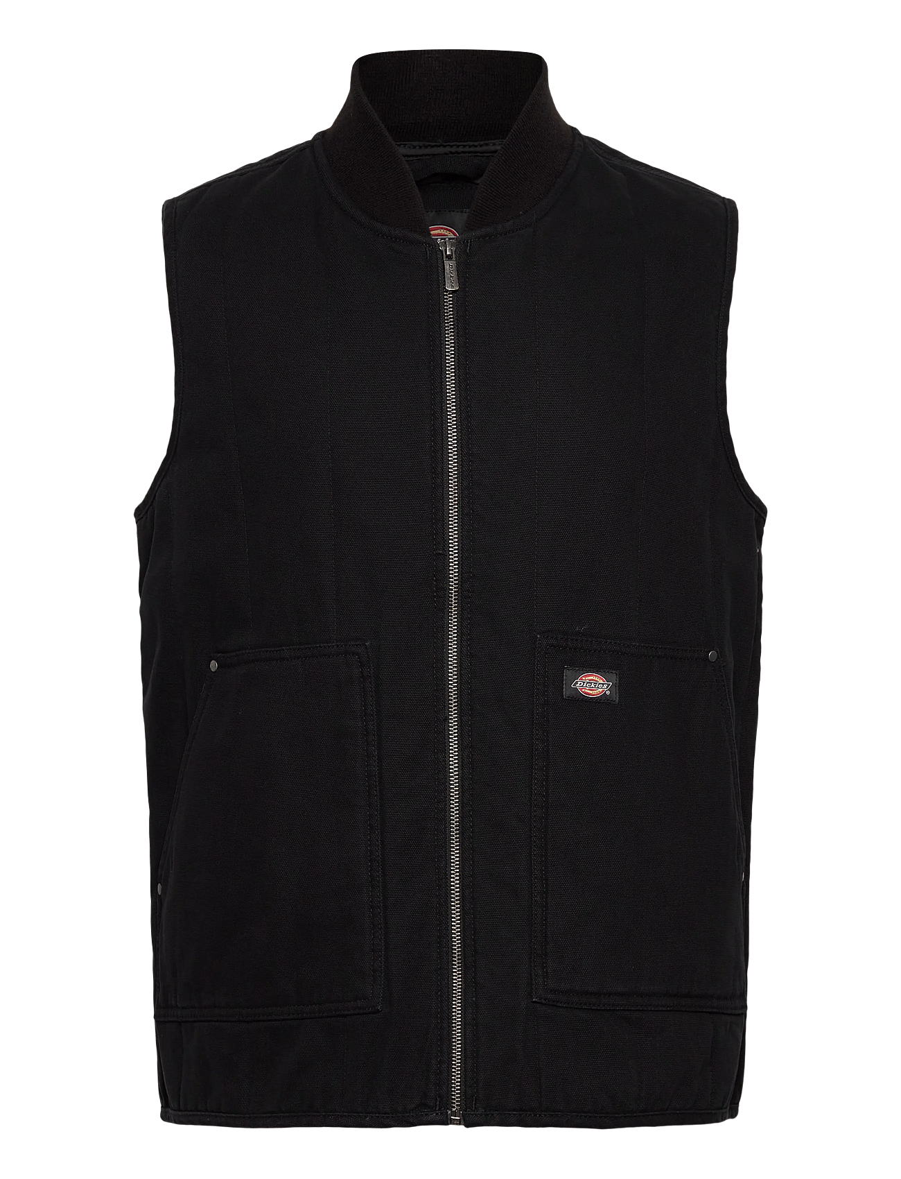 QUILTED CANVAS VEST