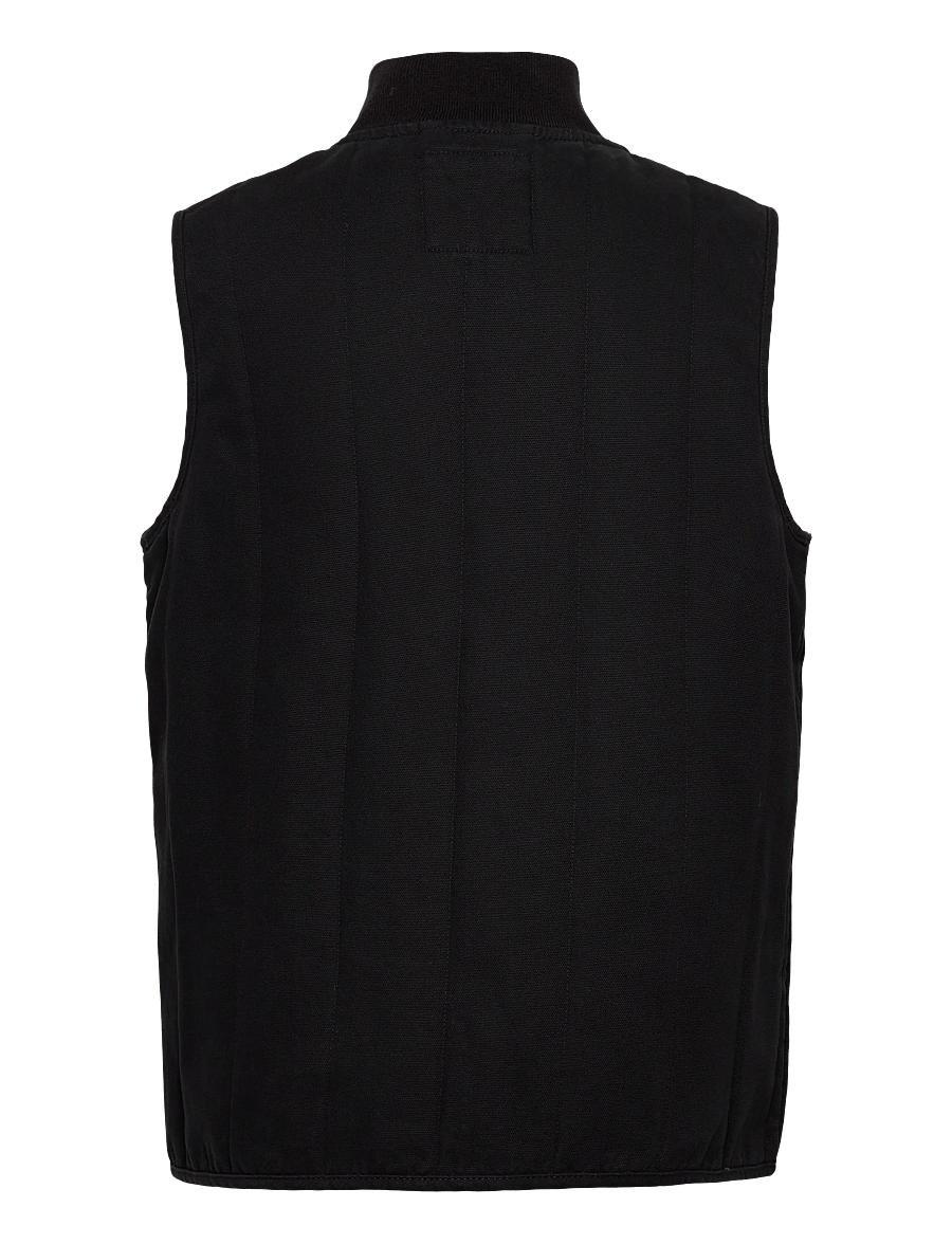 Dickies - M QUILTED CANVAS VEST - veste - black - 1
