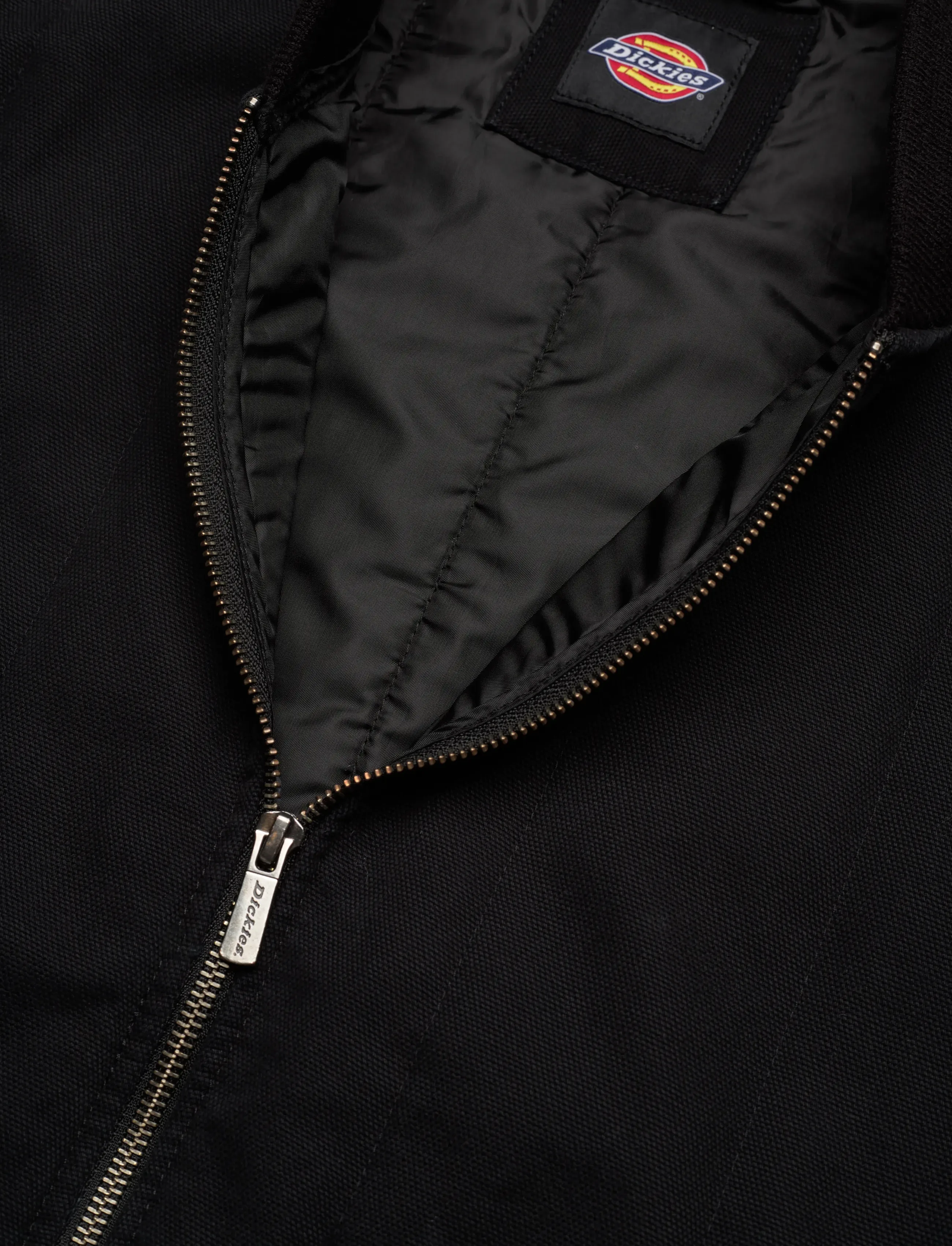 Dickies - M QUILTED CANVAS VEST - kamizelki - black - 2