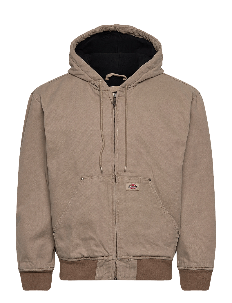 Dickies - M HILHAM HOODED CANVAS JACKET - vårjackor - desert sand - 0