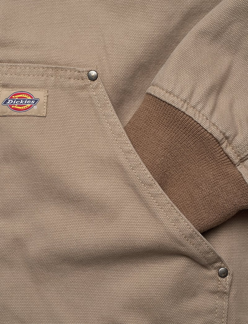Dickies - M HILHAM HOODED CANVAS JACKET - vårjackor - desert sand - 3