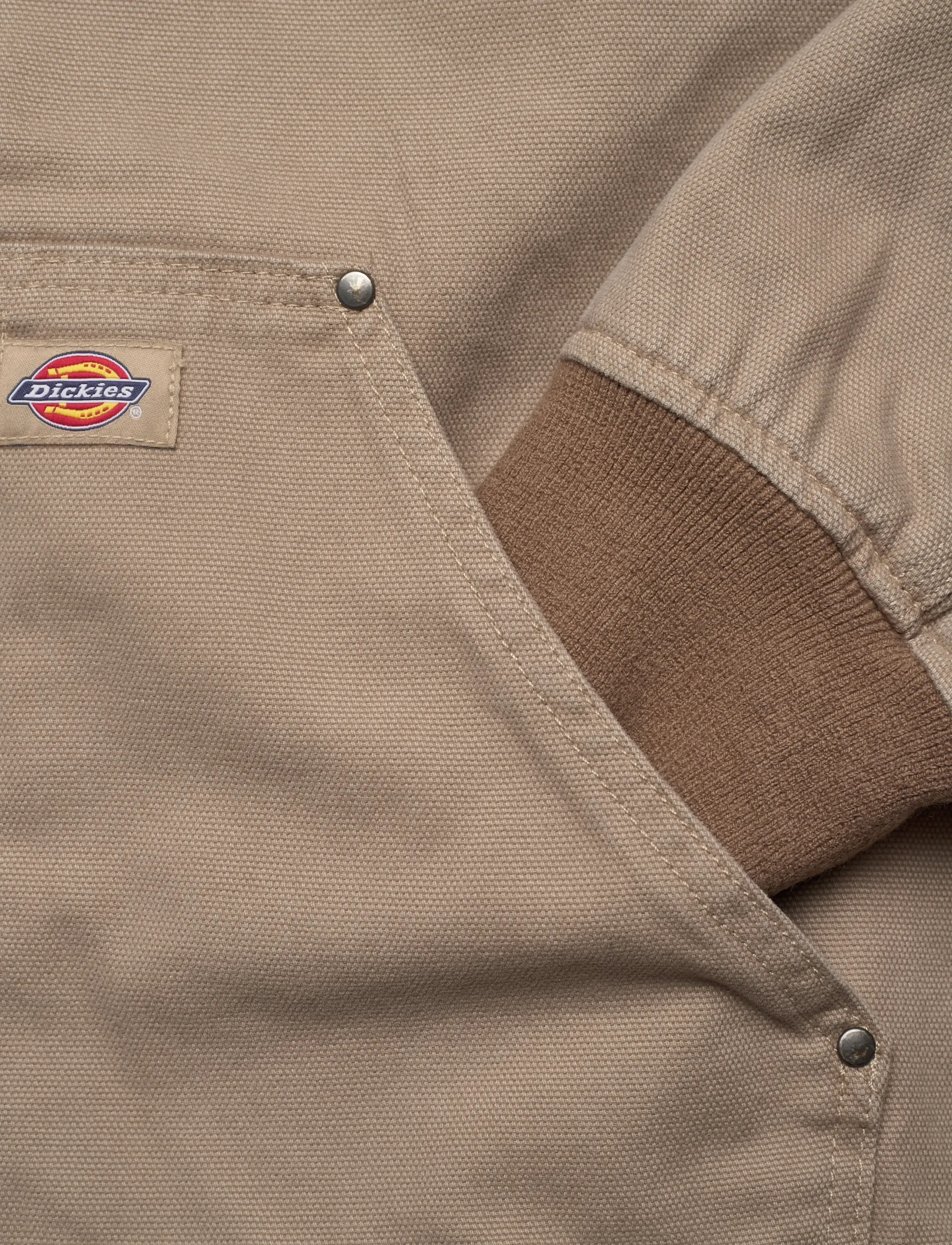 Dickies - M HILHAM HOODED CANVAS JACKET - desert sand - 3