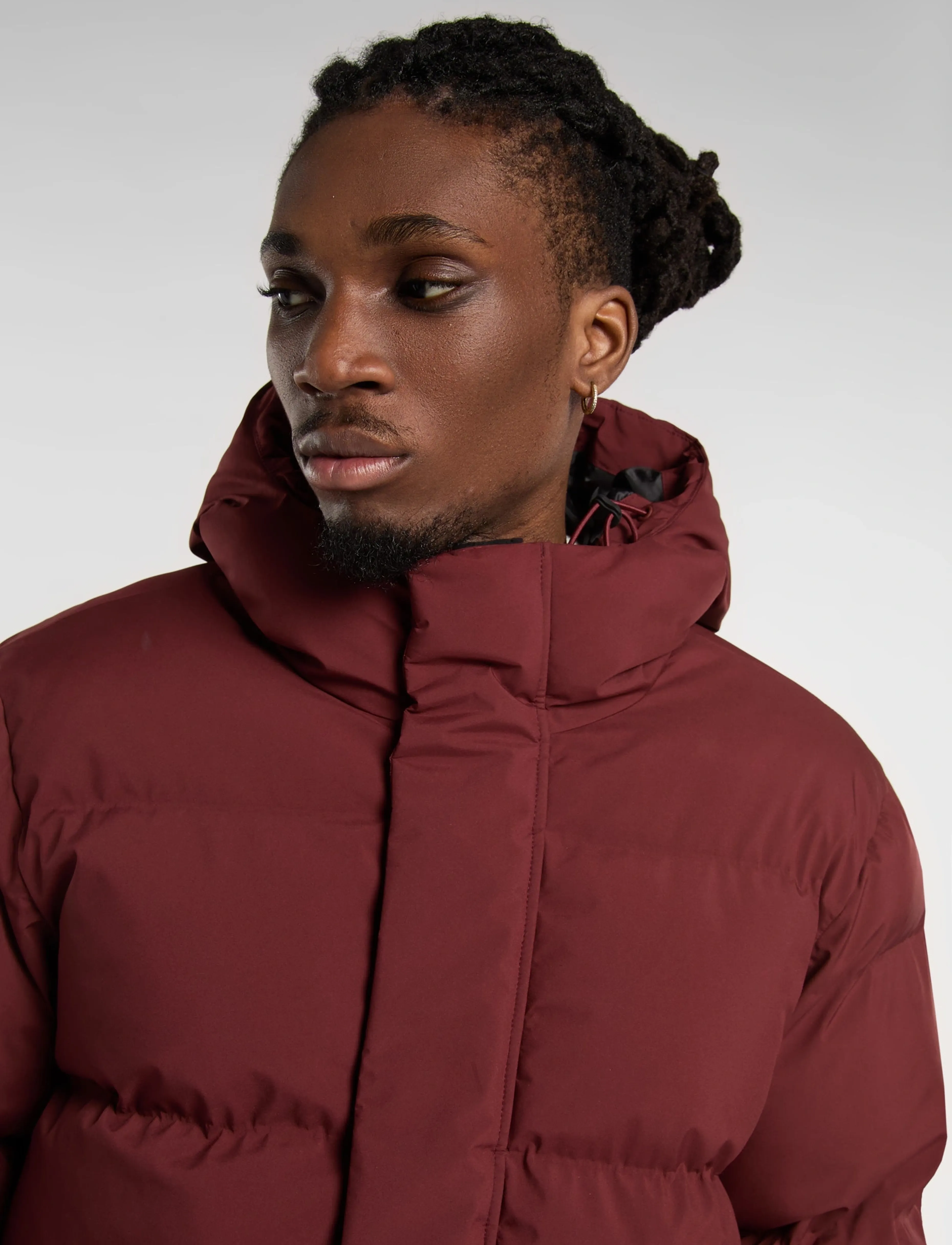 Dickies M EAGLEVILLE HOODED PUFFER - Tøj - ANDORRA / burgundy