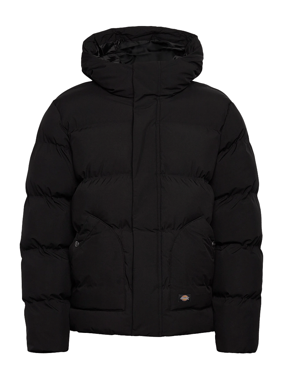 Dickies - EAGLEVILLE HOODED PUFFER - dunjackor - black - 1