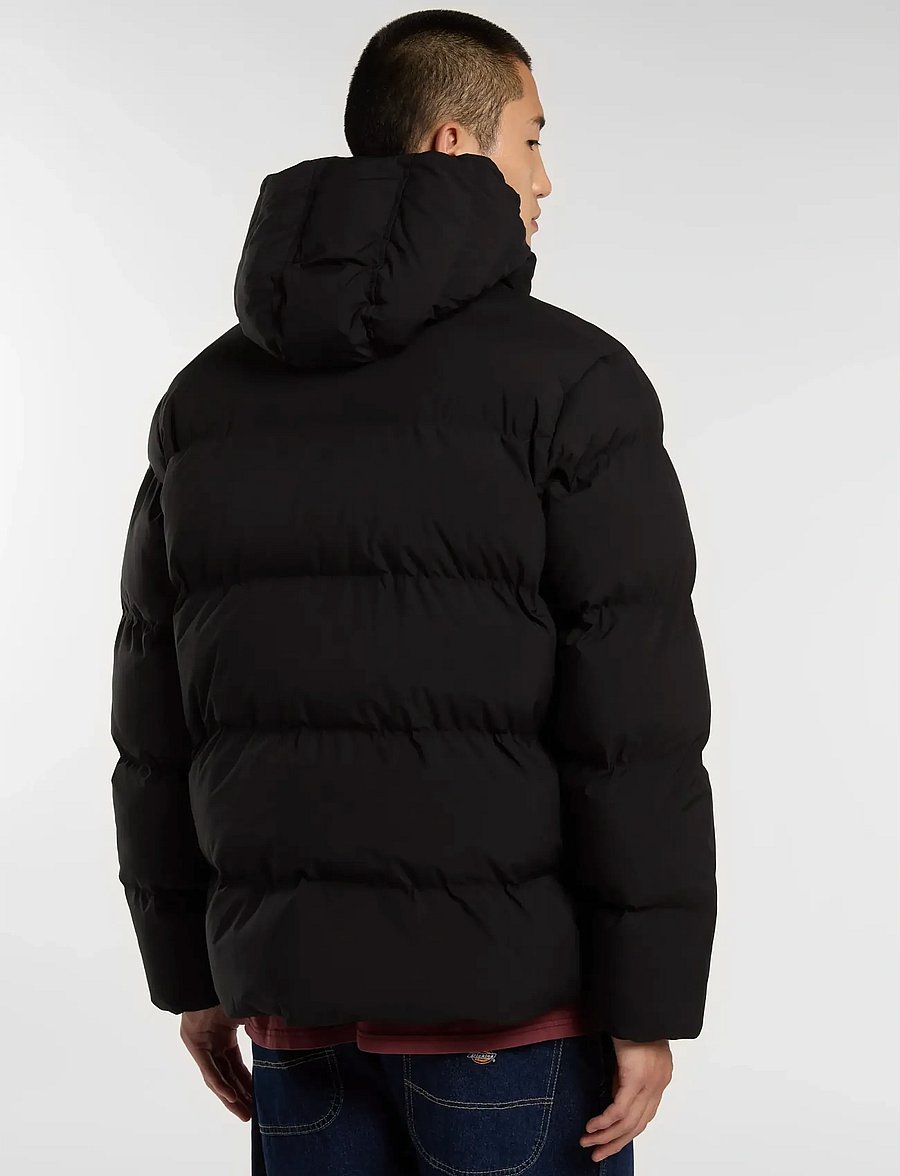 Dickies - EAGLEVILLE HOODED PUFFER - dunjackor - black - 4