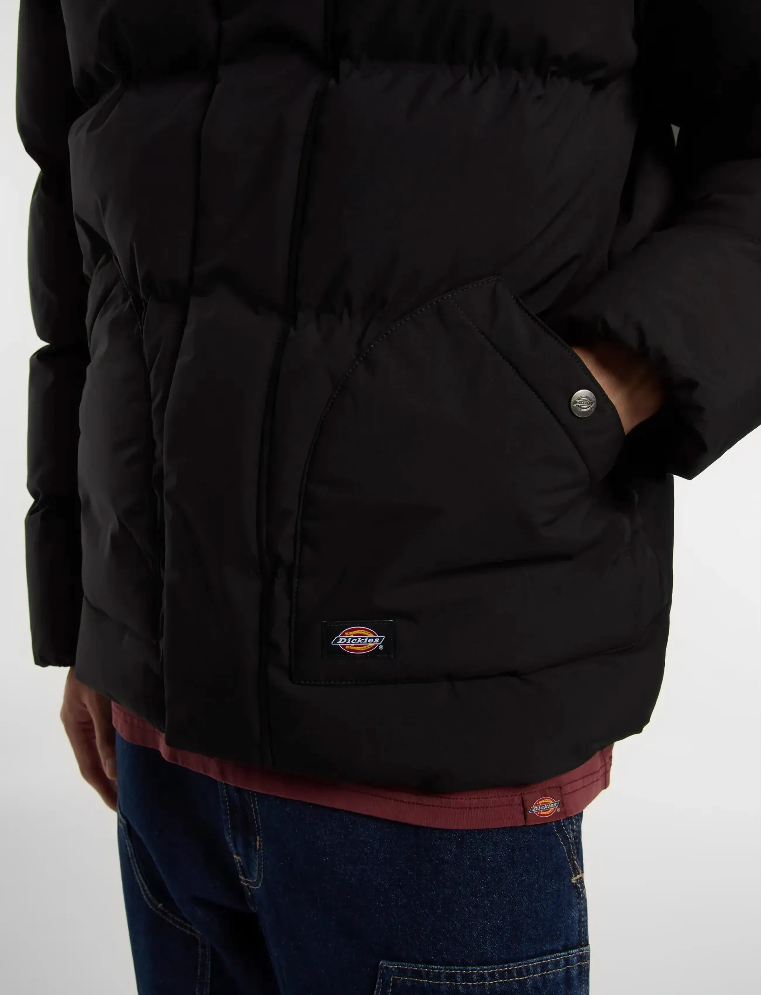 Dickies Eagleville Hooded Puffer jackor herr – bild 5