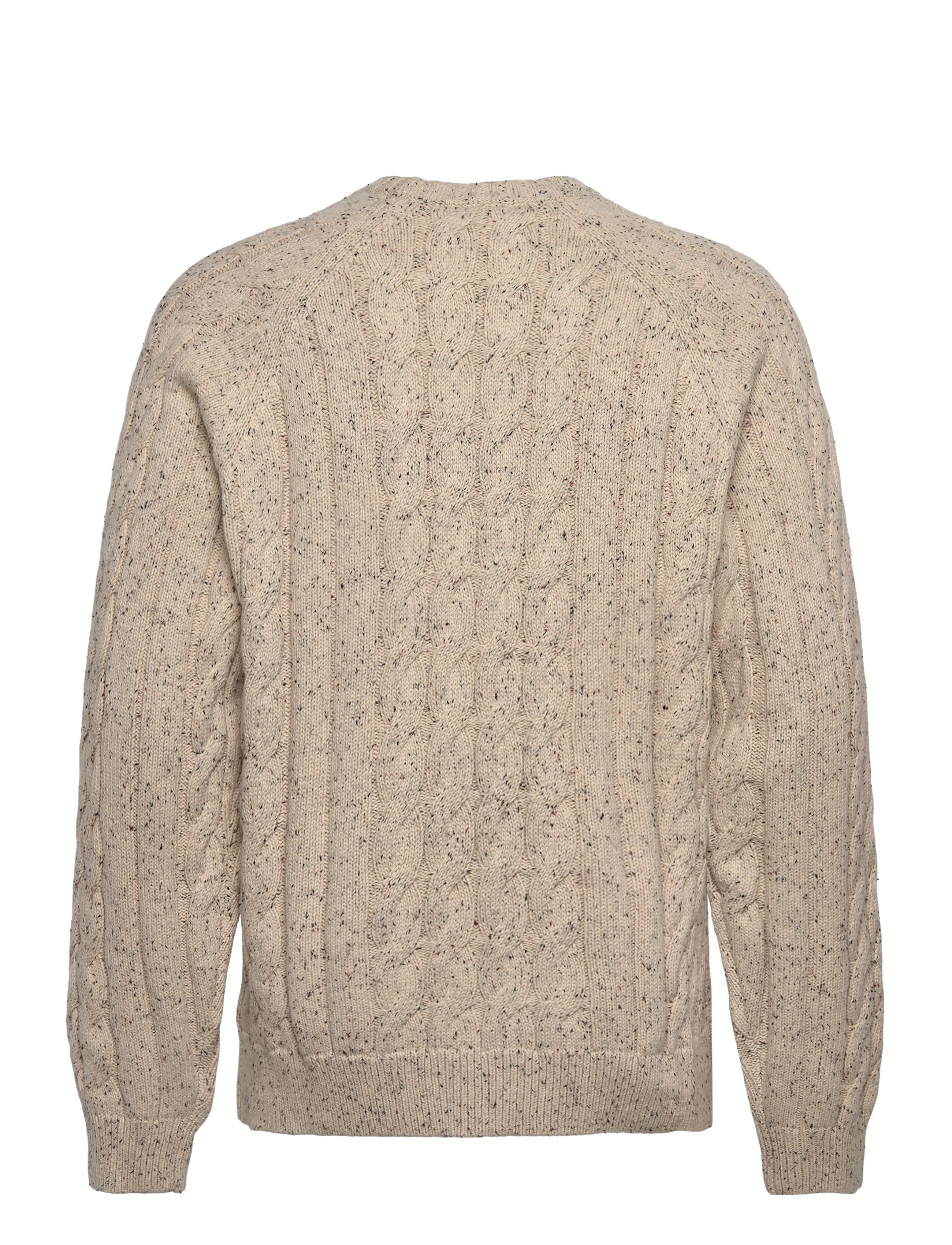 Dickies - M VANLEER CABLE SWEATER - knitwear - wood ash - 1
