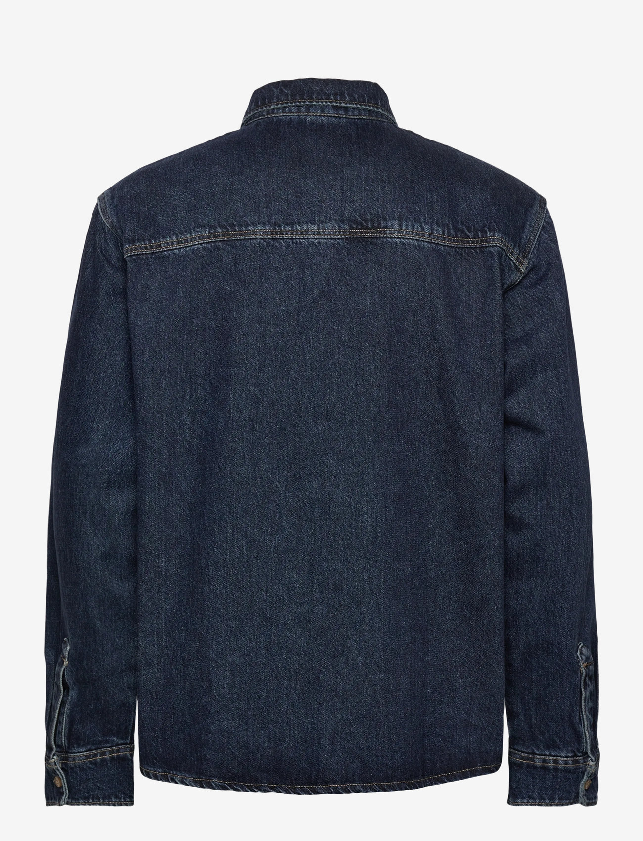 Dickies - M MECHANIC DENIM SHIRT LS - denimskjorter - dark indigo - 1