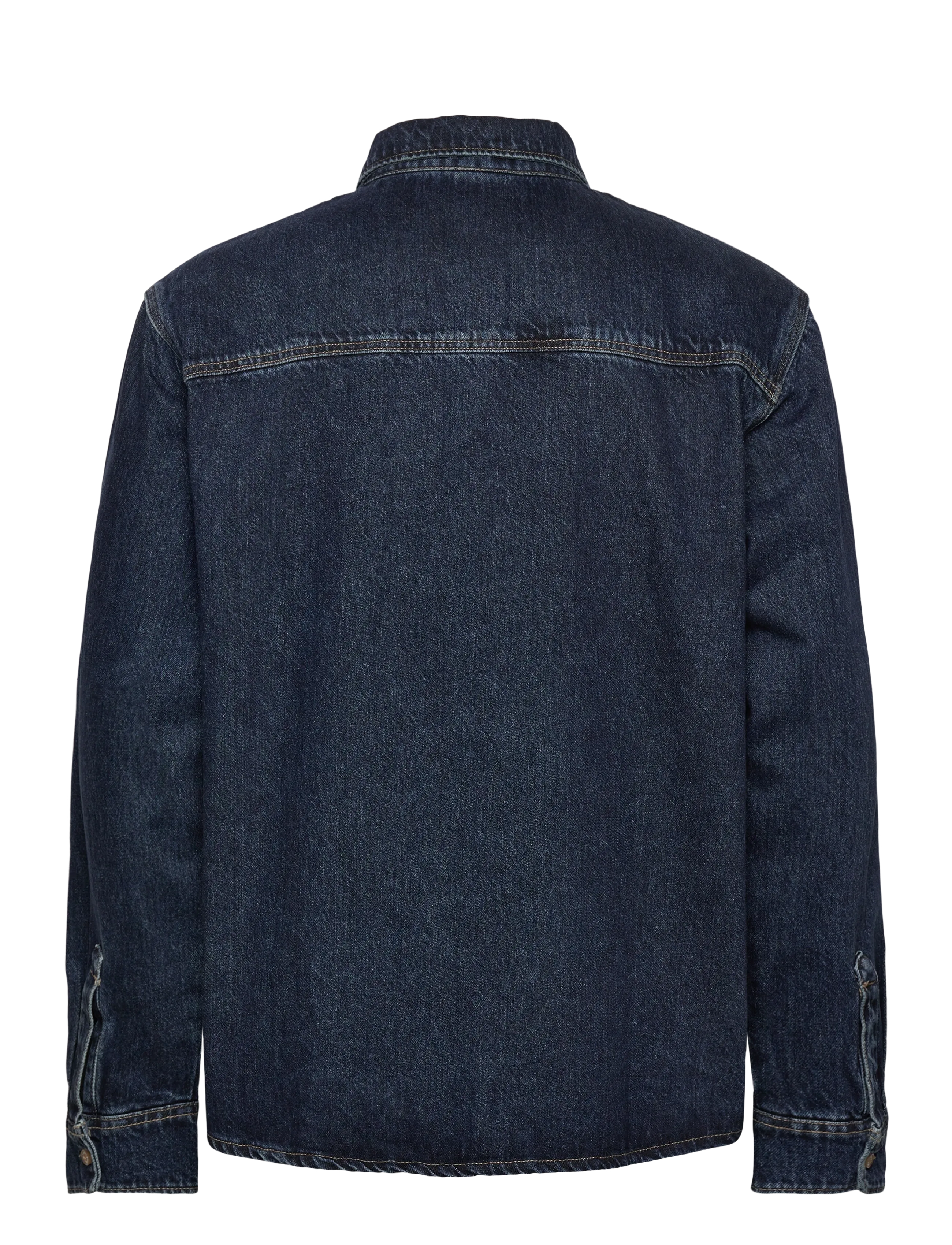 Dickies - M MECHANIC DENIM SHIRT LS - denim shirts - dark indigo - 1