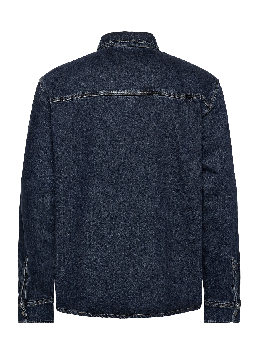 Dickies - M MECHANIC DENIM SHIRT LS - denimskjorter - dark indigo - 1