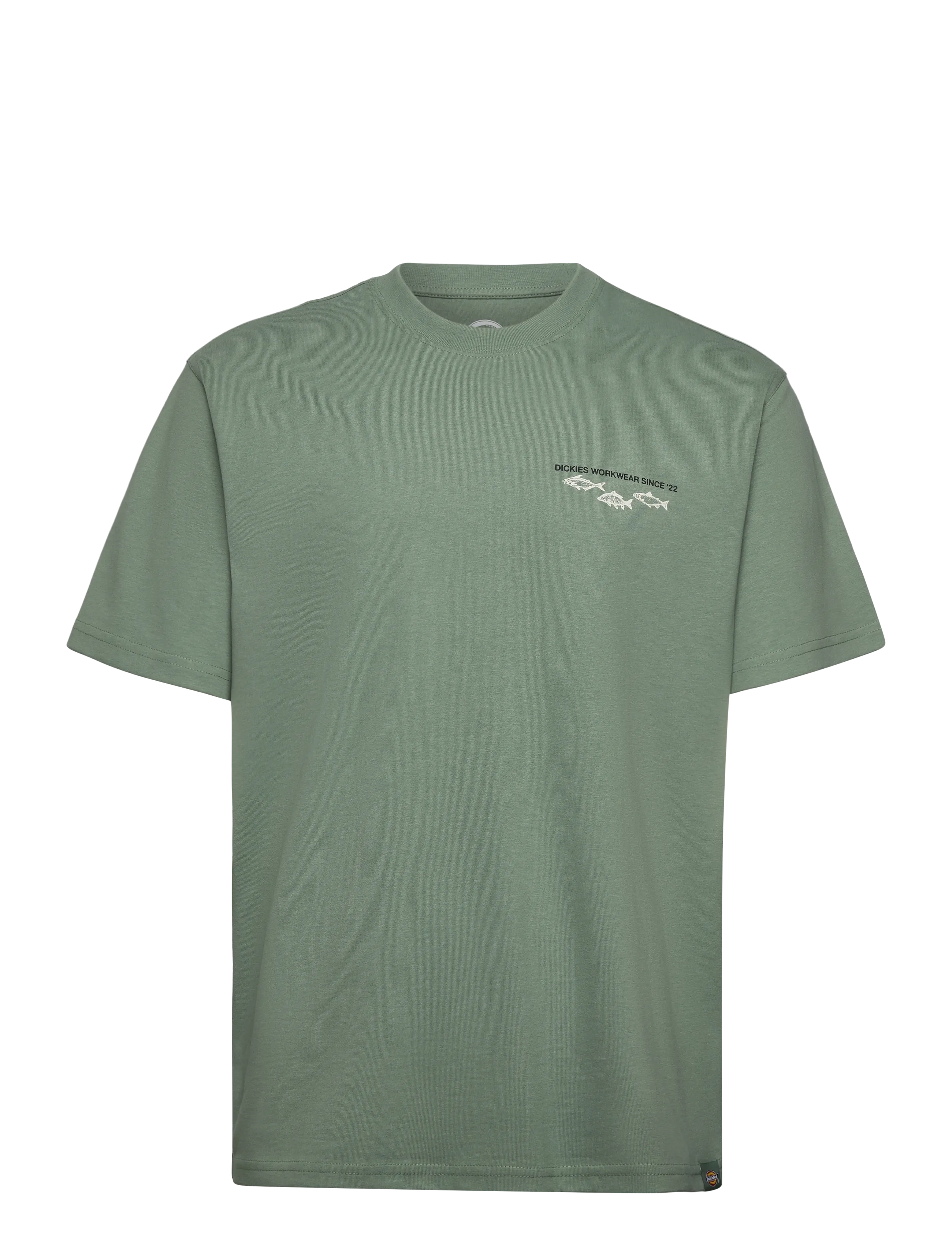 Dickies M LARYVILLE TEE SS - Kleidung - SEA SPRAY / green