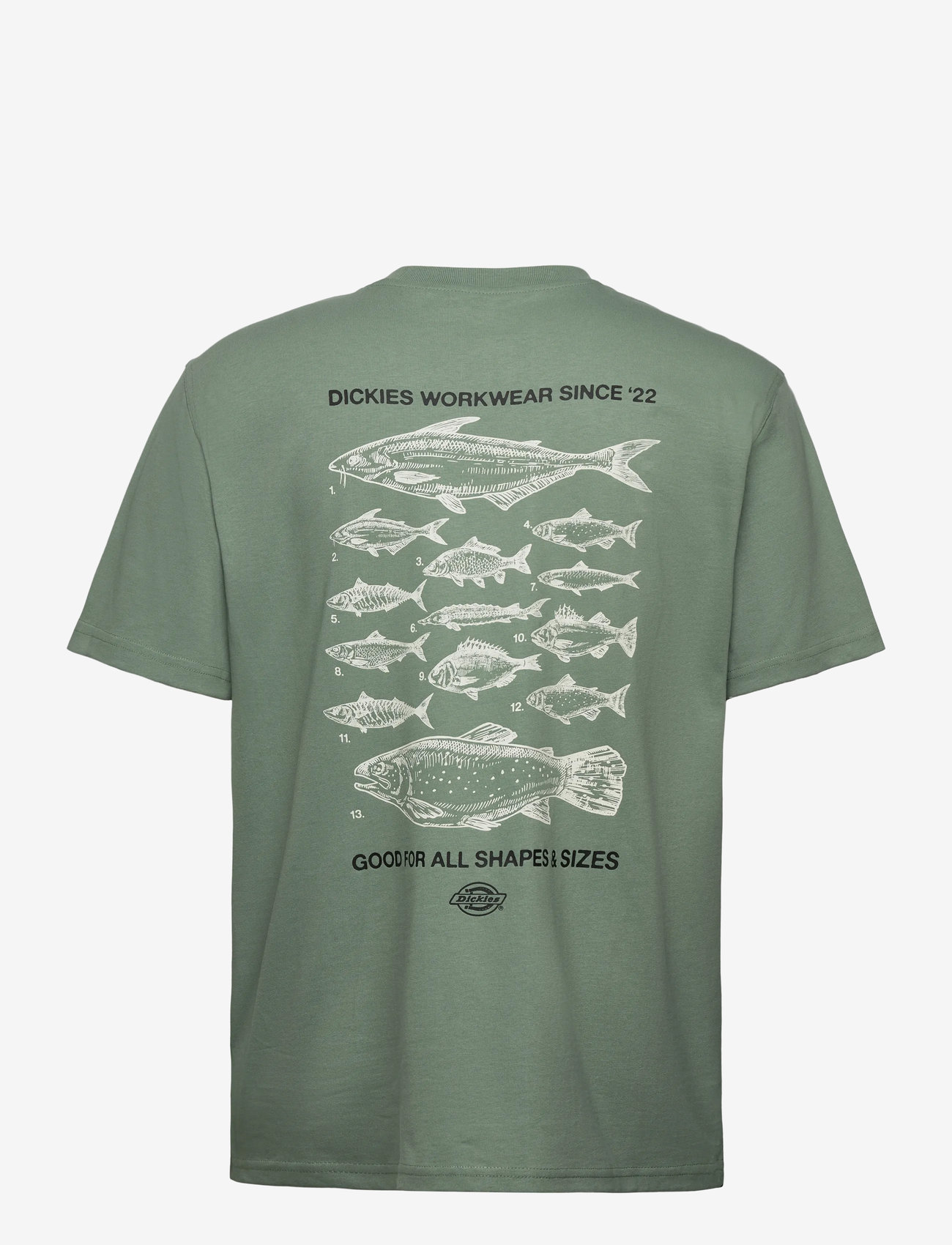 Dickies - M LARYVILLE TEE SS - short-sleeved t-shirts - sea spray - 1