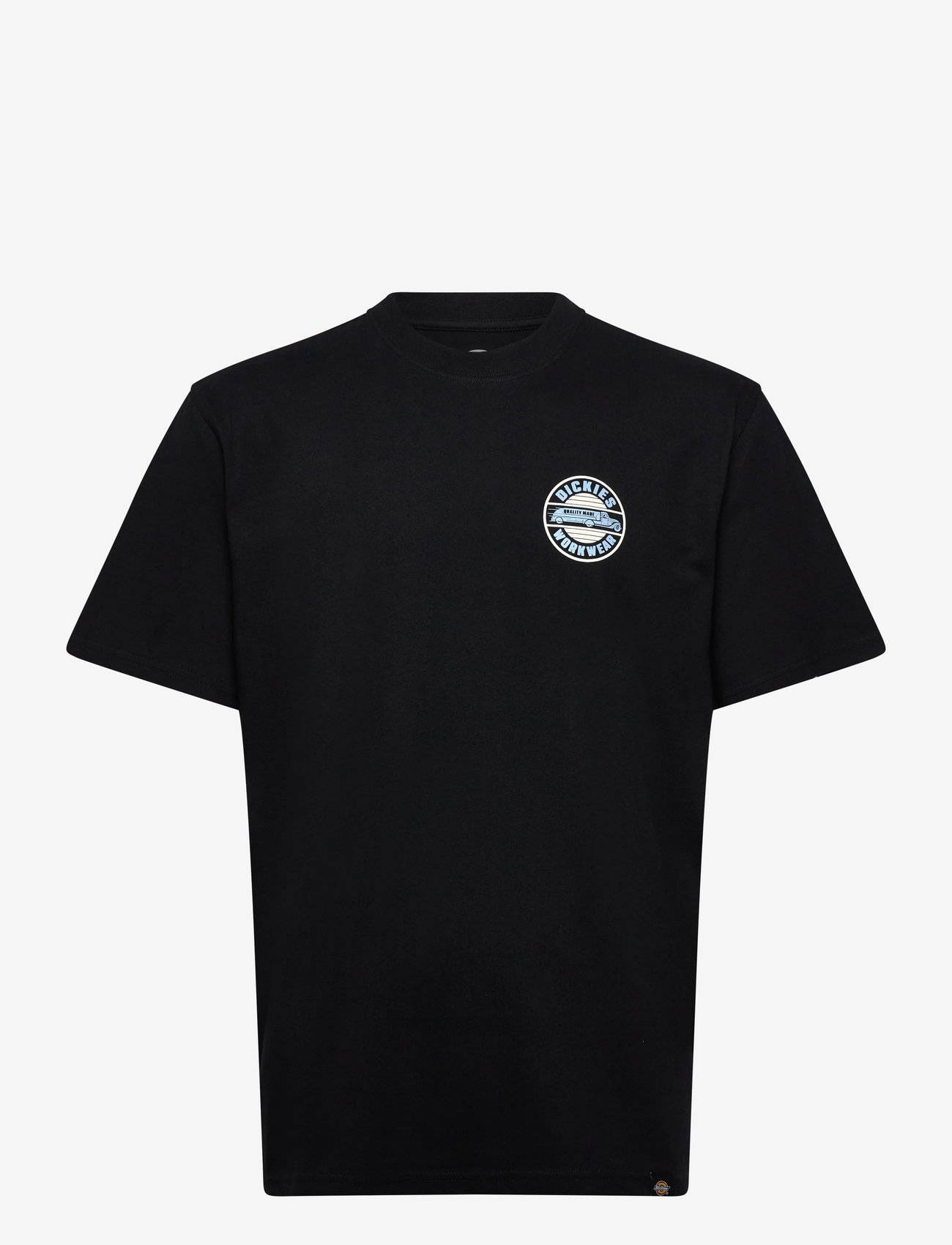 Dickies - M DICKIES CIRCLE TEE SS - kortærmede t-shirts - black - 0