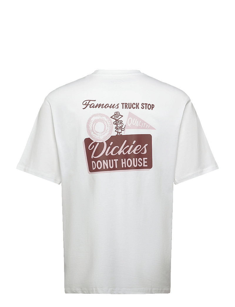 Dickies - M DONUT HOUSE TEE SS - kortärmade t-shirts - white - 1