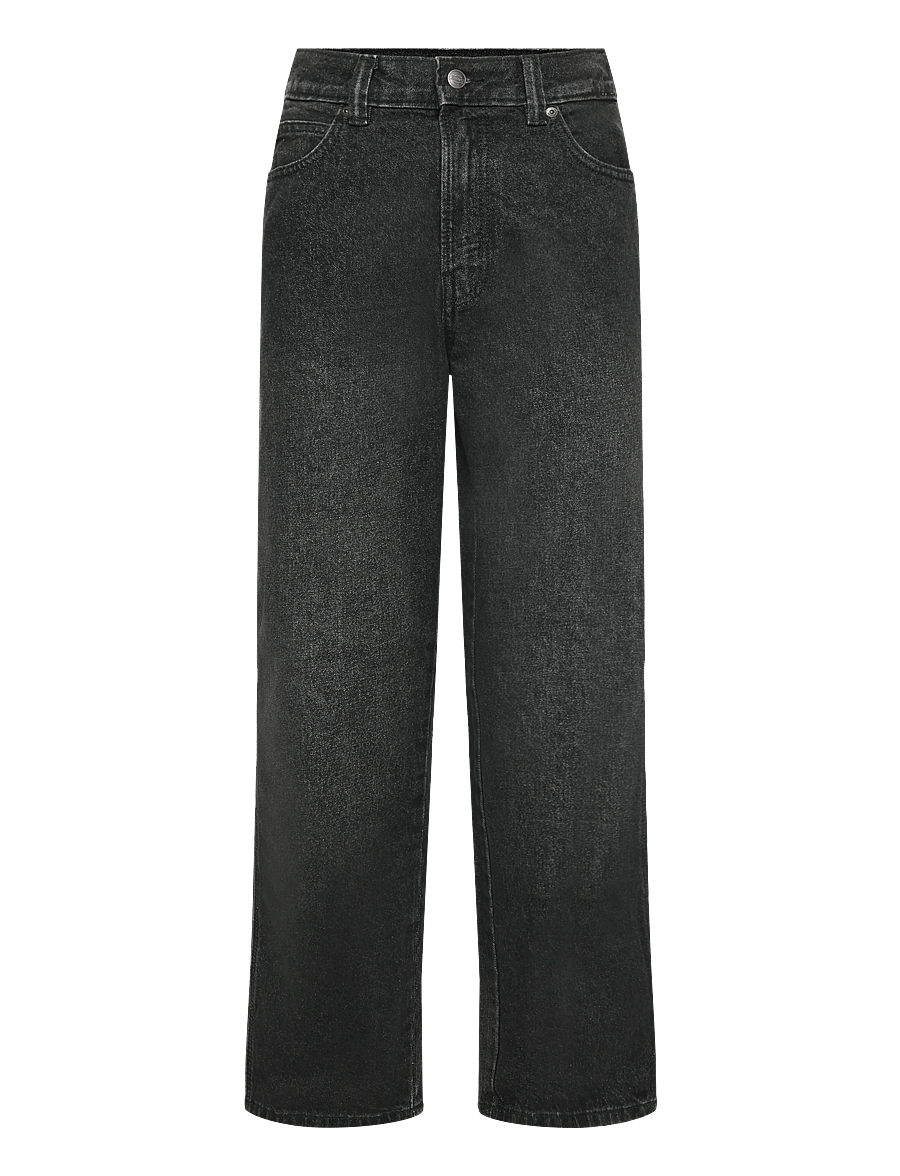 Dickies - 954 RELAXED STRAIGHT WORK JEANS - normale jeans - black wash faded - 0