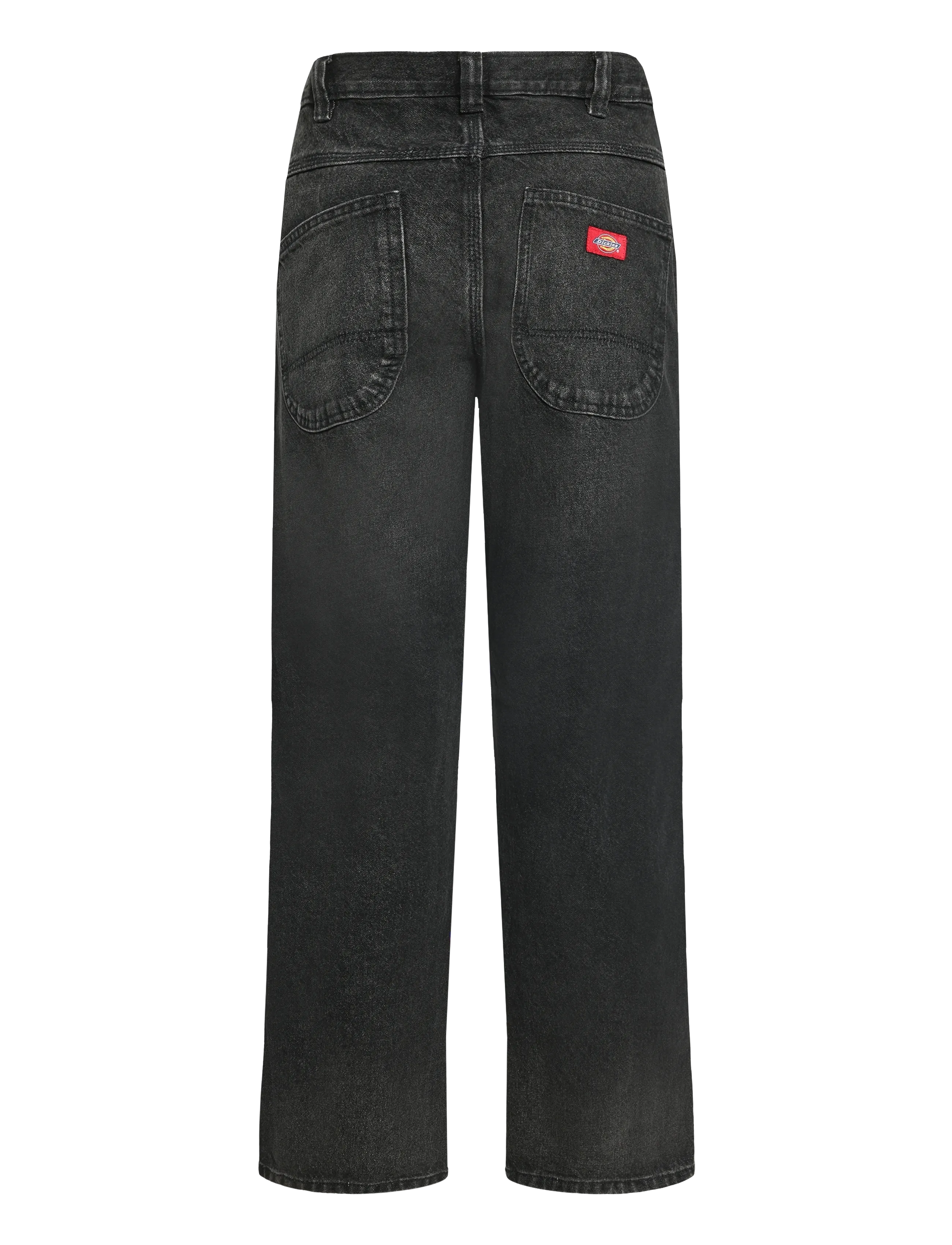 Dickies - 954 RELAXED STRAIGHT WORK JEANS - normale jeans - black wash faded - 1