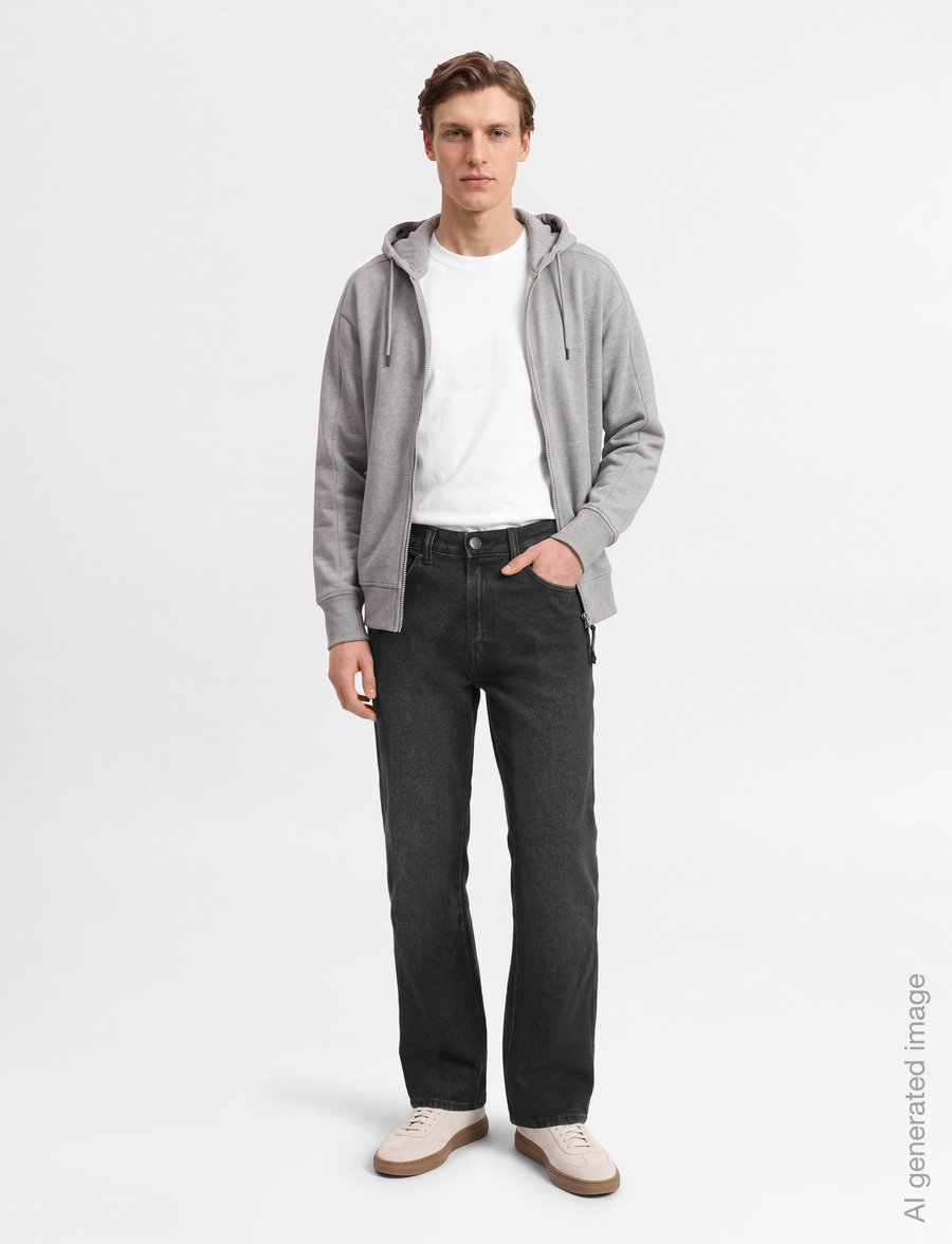 Dickies - 954 RELAXED STRAIGHT WORK JEANS - regular jeans - black wash faded - 0