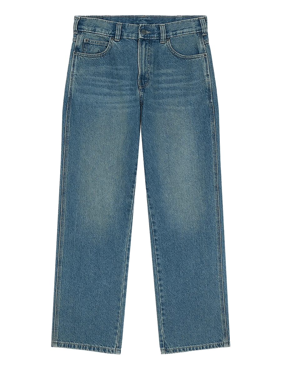Dickies - 954 RELAXED STRAIGHT WORK JEANS - normale jeans - khaki tntd blue - 1