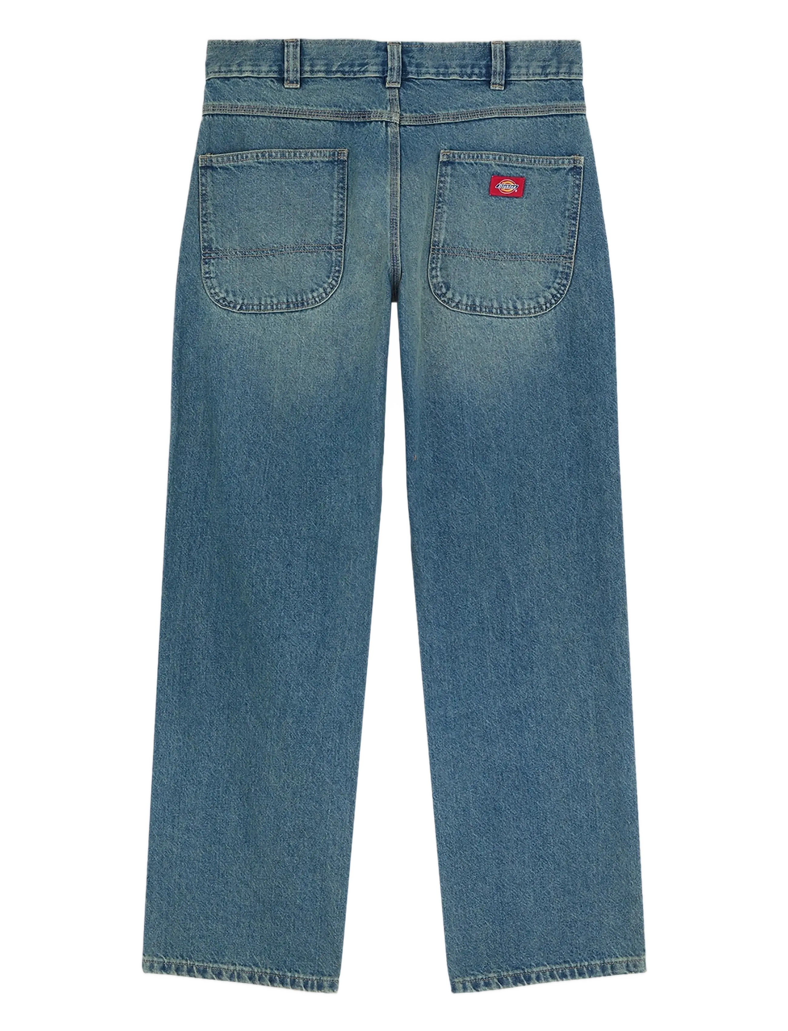 Dickies - 954 RELAXED STRAIGHT WORK JEAN - regular jeans - khaki tntd blue - 2