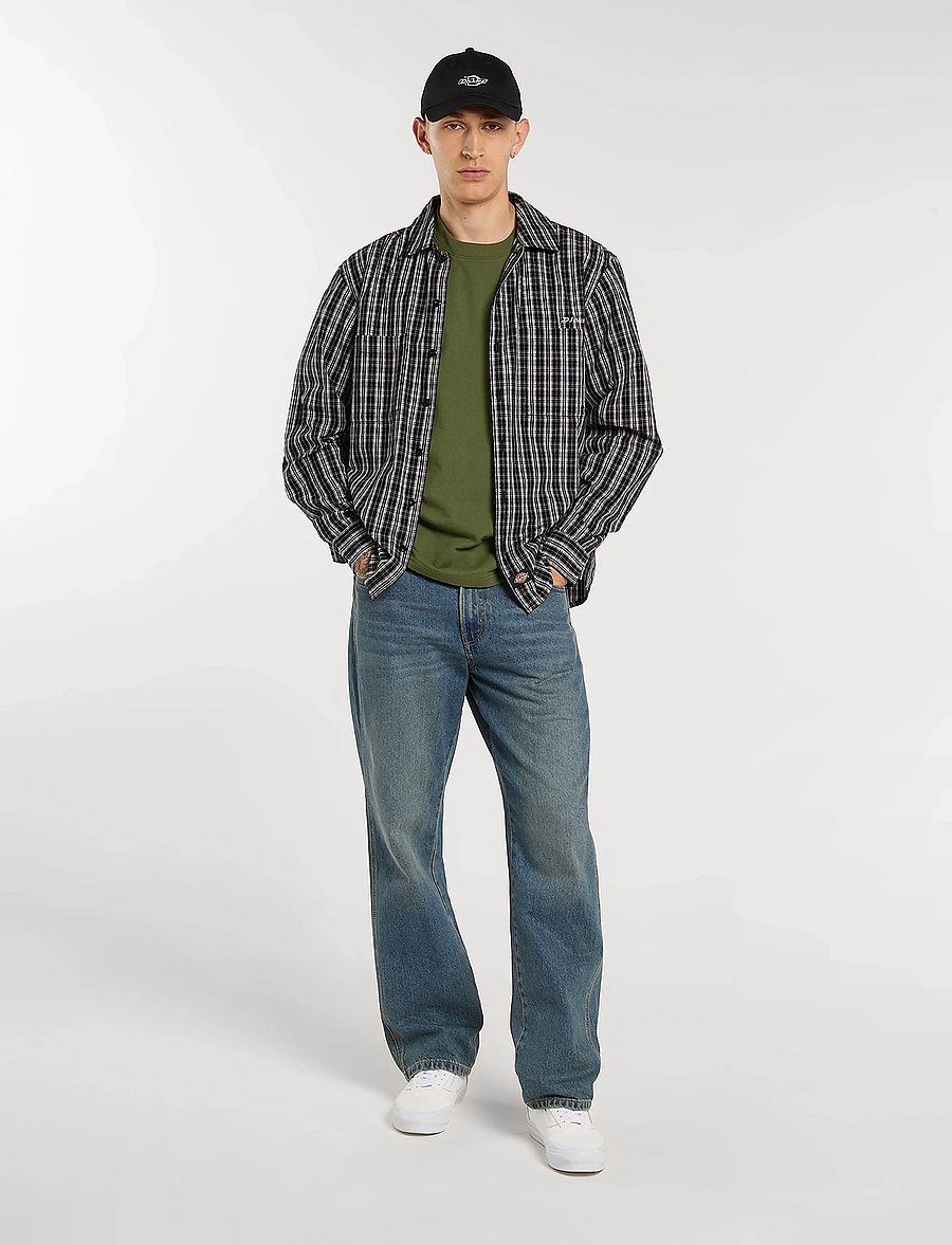 Dickies - 954 RELAXED STRAIGHT WORK JEANS - normale jeans - khaki tntd blue - 4
