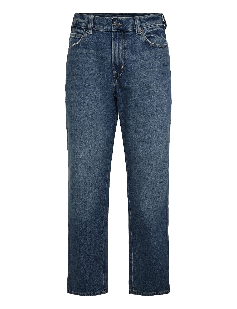 Dickies - 954 RELAXED STRAIGHT WORK JEANS - regular jeans - mid blue fade wash - 0