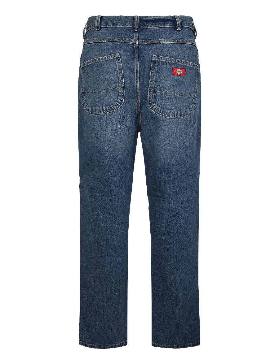 Dickies - 954 RELAXED STRAIGHT WORK JEANS - regular jeans - mid blue fade wash - 1