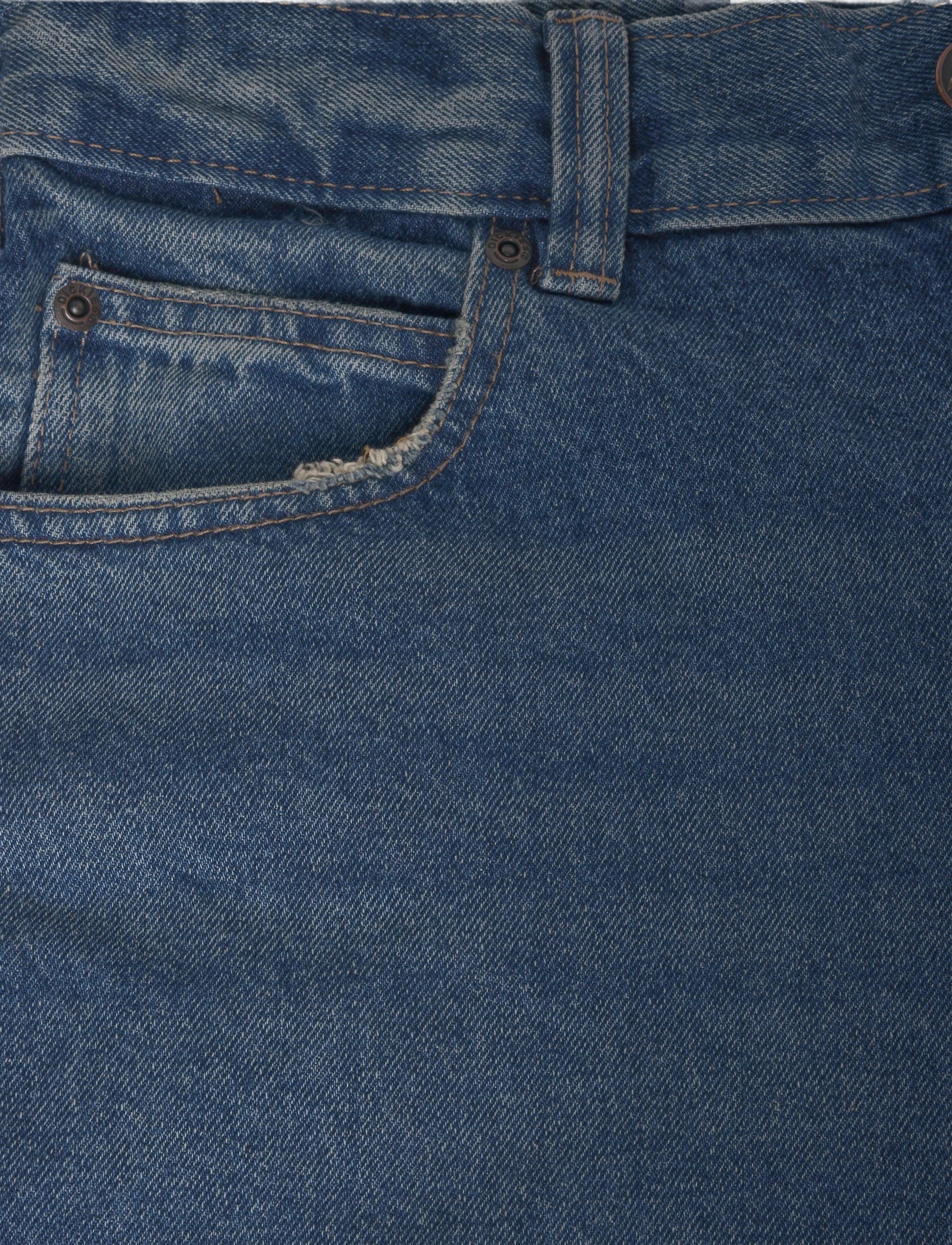Dickies - 954 RELAXED STRAIGHT WORK JEANS - regular jeans - mid blue fade wash - 2
