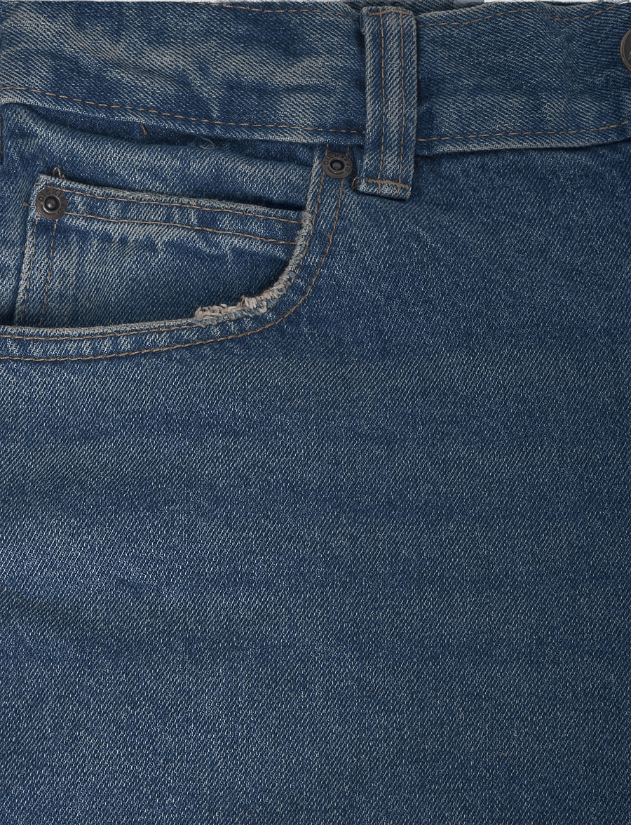 Dickies - 954 RELAXED STRAIGHT WORK JEANS - regular jeans - mid blue fade wash - 2