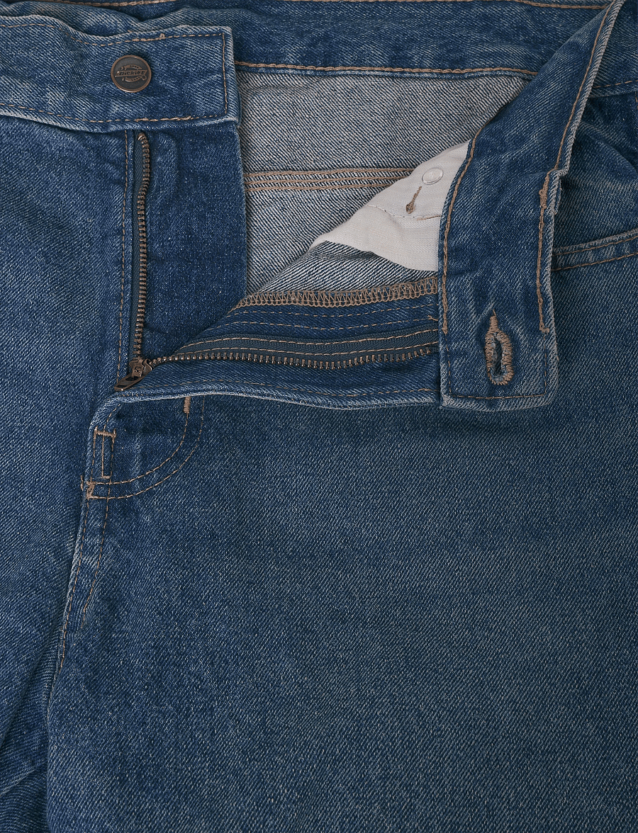 Dickies - 954 RELAXED STRAIGHT WORK JEANS - regular jeans - mid blue fade wash - 3